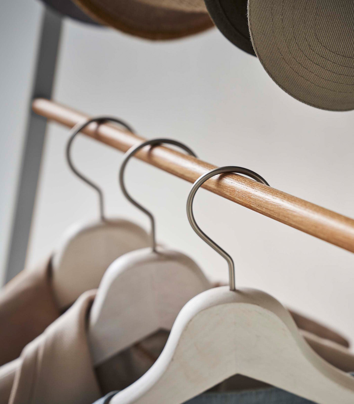 Coat Rack with Hat Storage