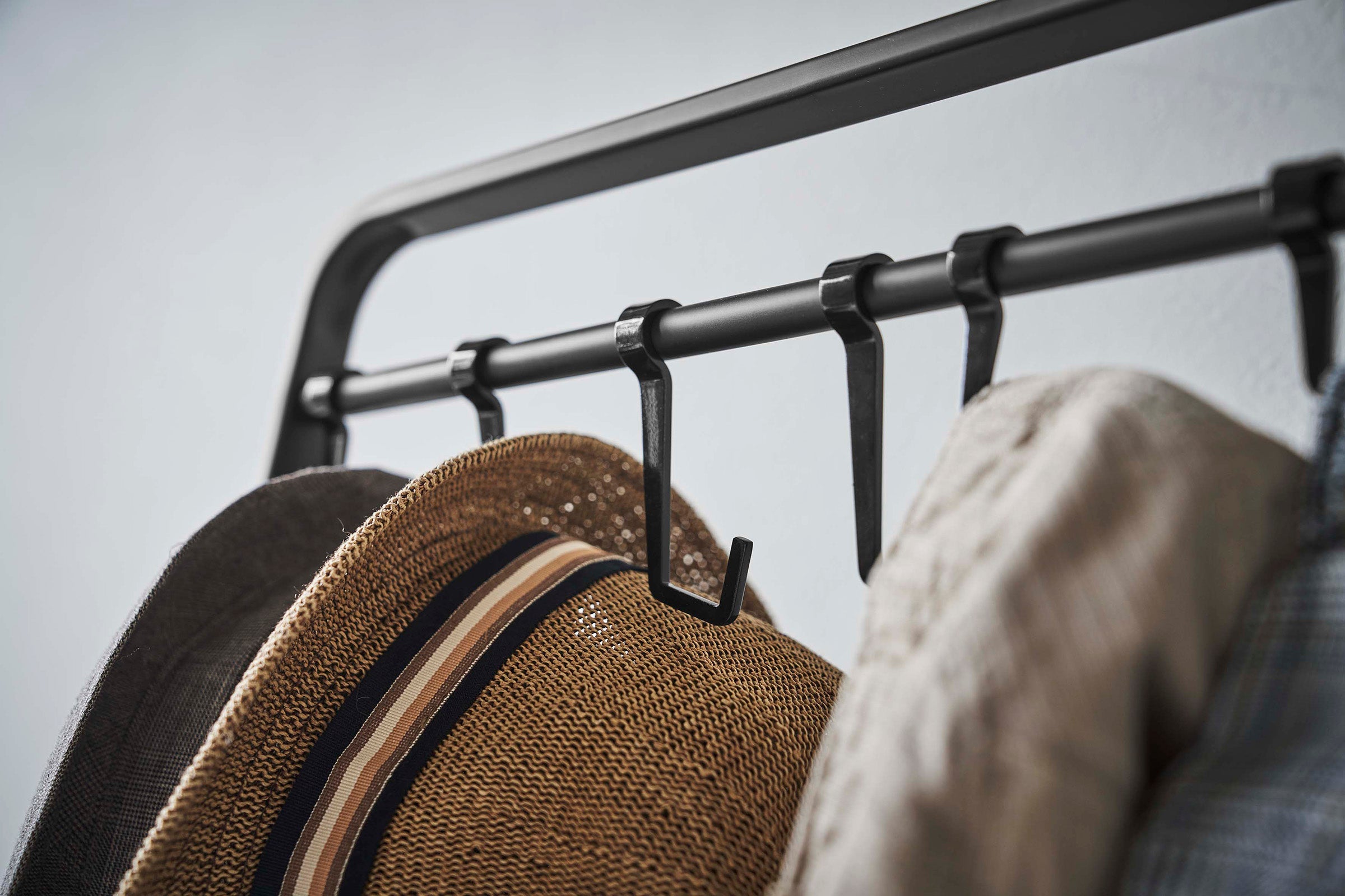 Coat Rack with Hat Storage
