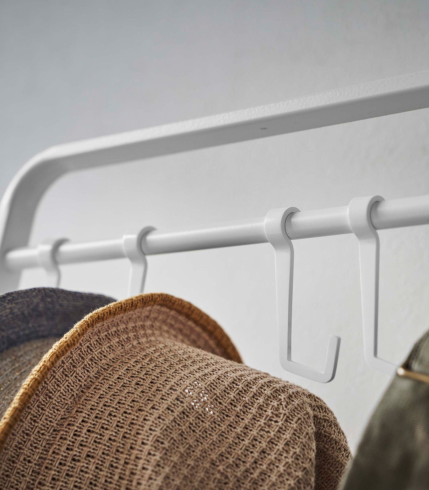 Coat Rack with Hat Storage
