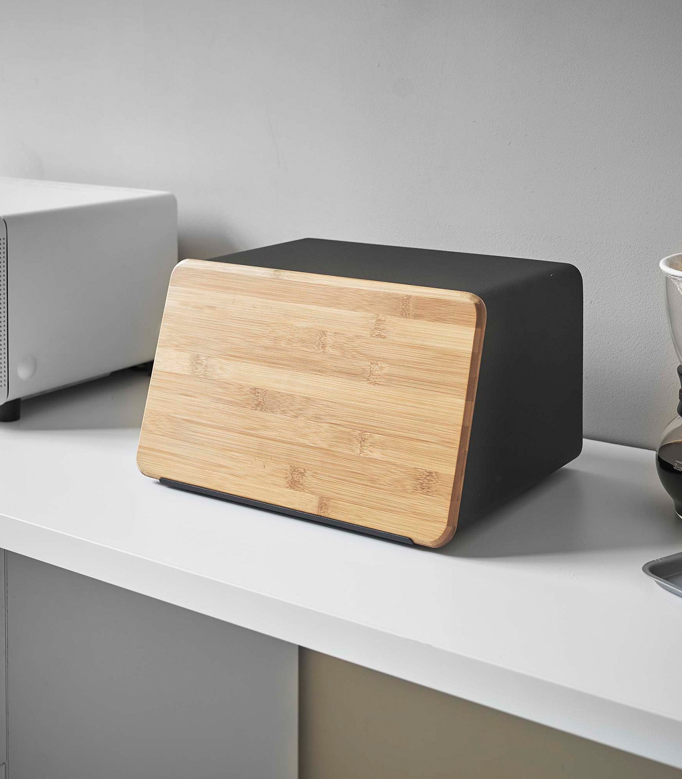 Bread Box with Cutting Board Lid