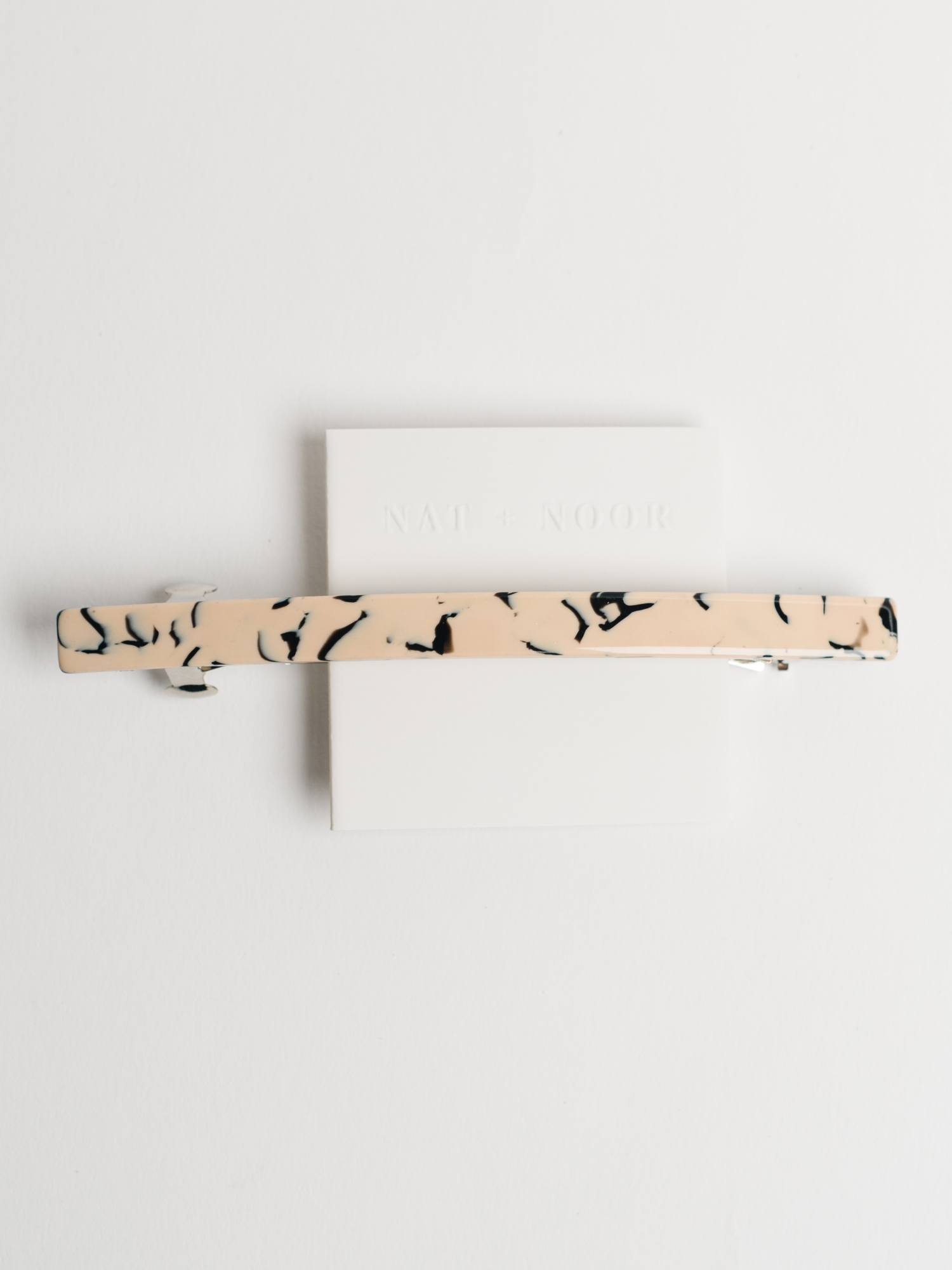 Lily Hair Barrette Clip - Marble