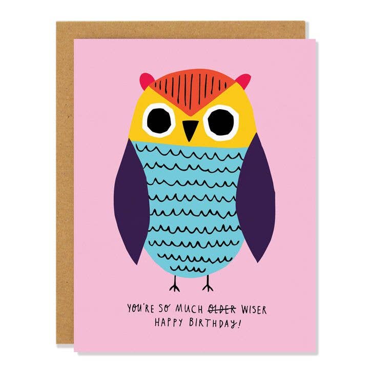 Wiser Owl Card