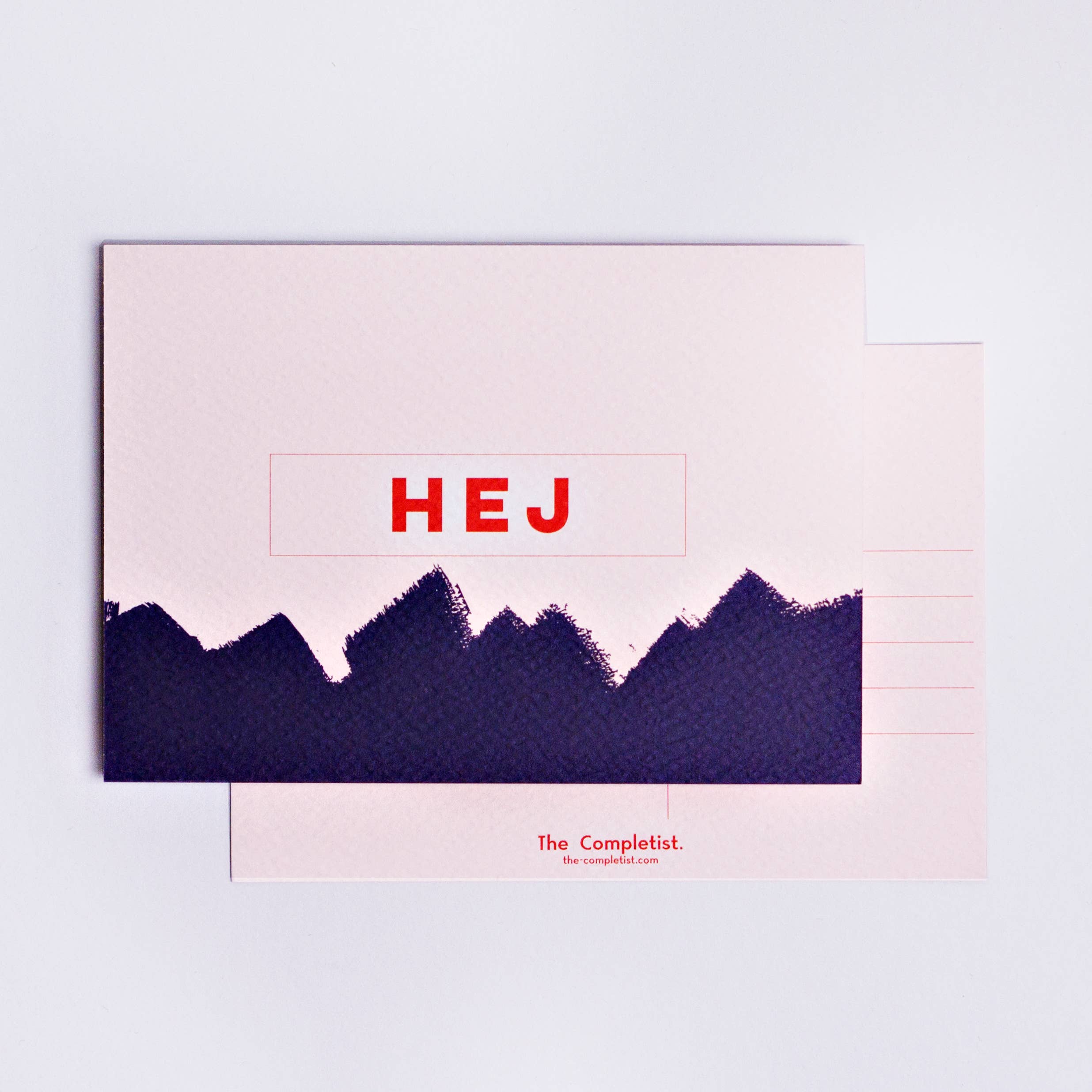 Red Navy Hej Postcard