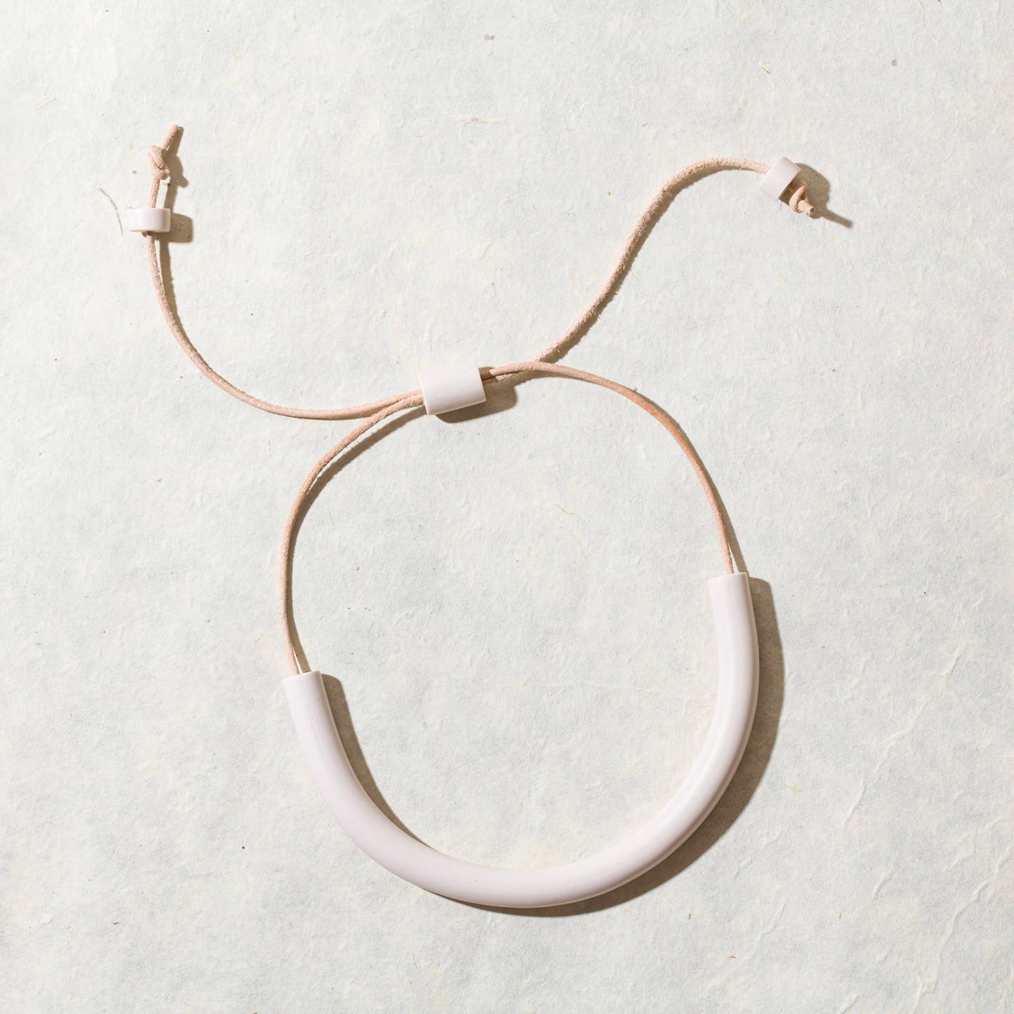 Solid Harper Mini Cream Necklace