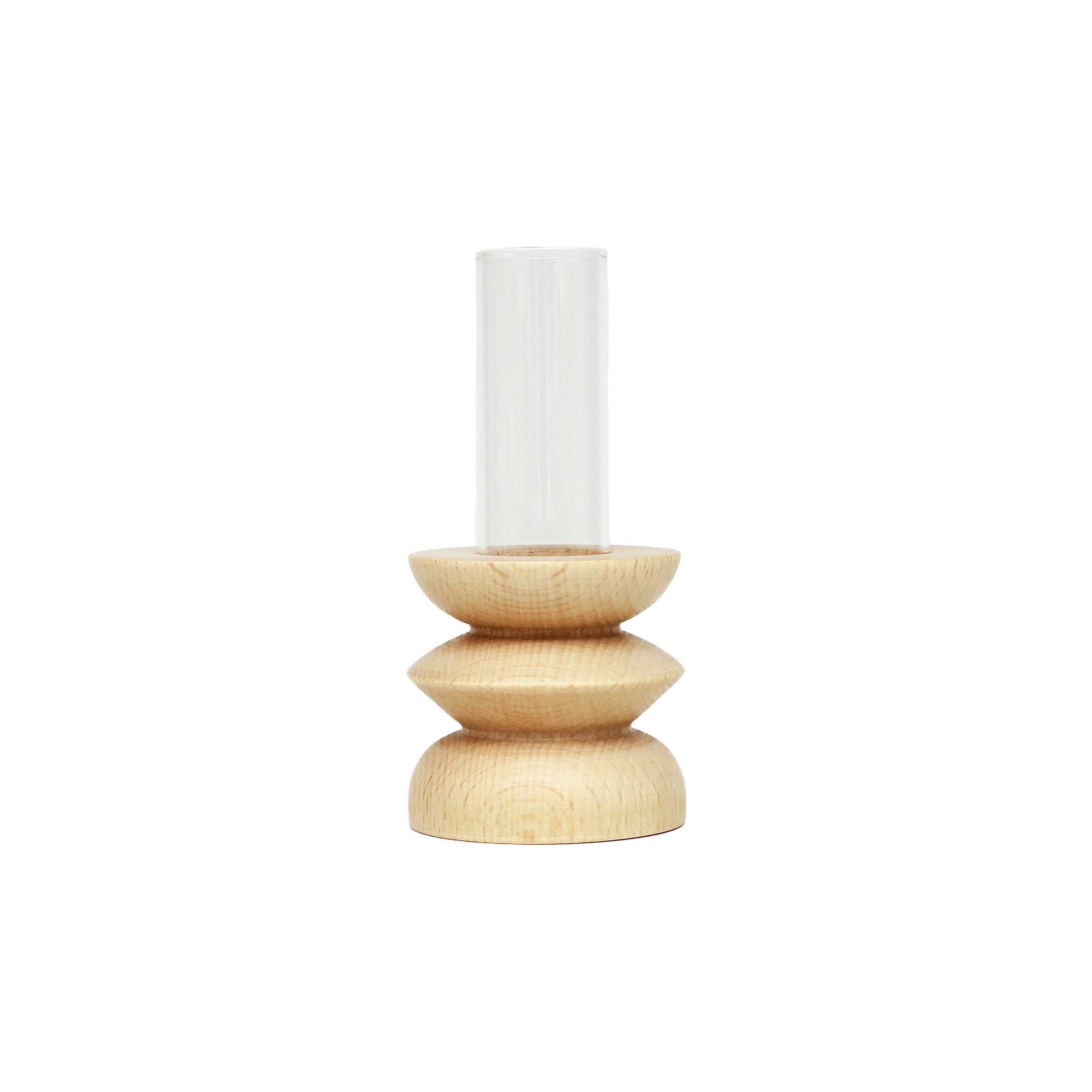 Wooden Table Vase - Short Nº 3