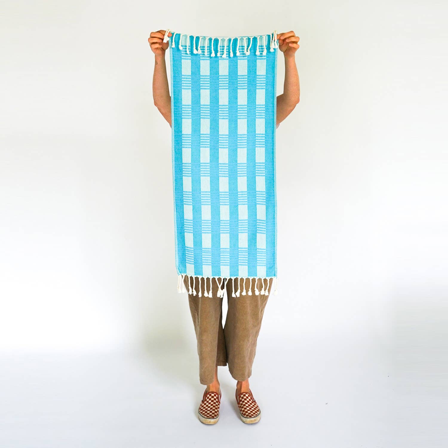Plaid Turkish Hand Towel