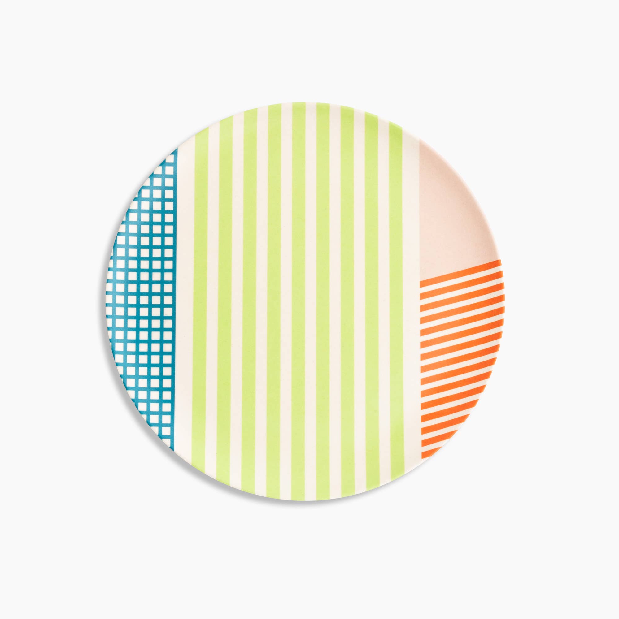 Bamboo Salad Plate Set in Angles