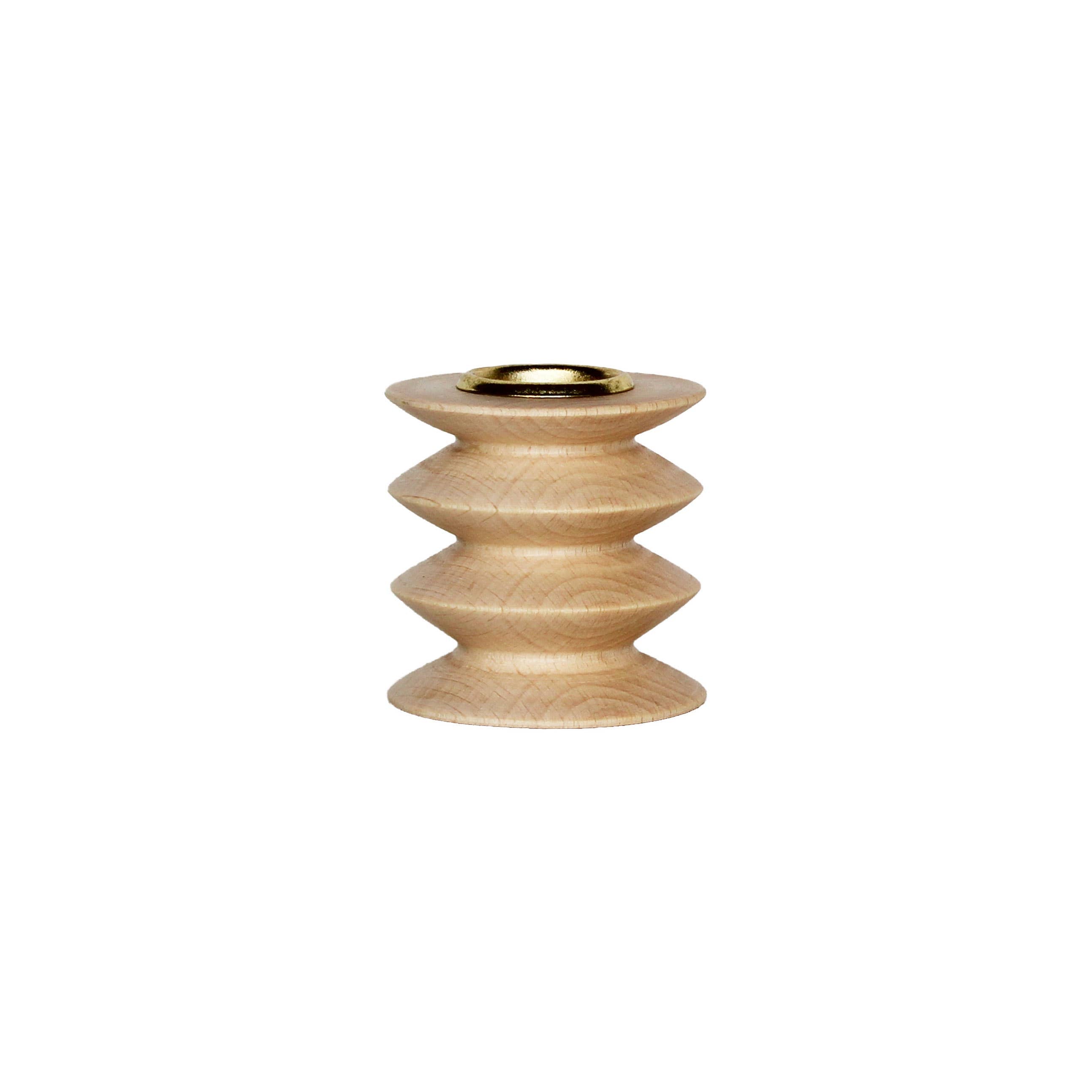 Wooden Candle Holder - Short Nº 2