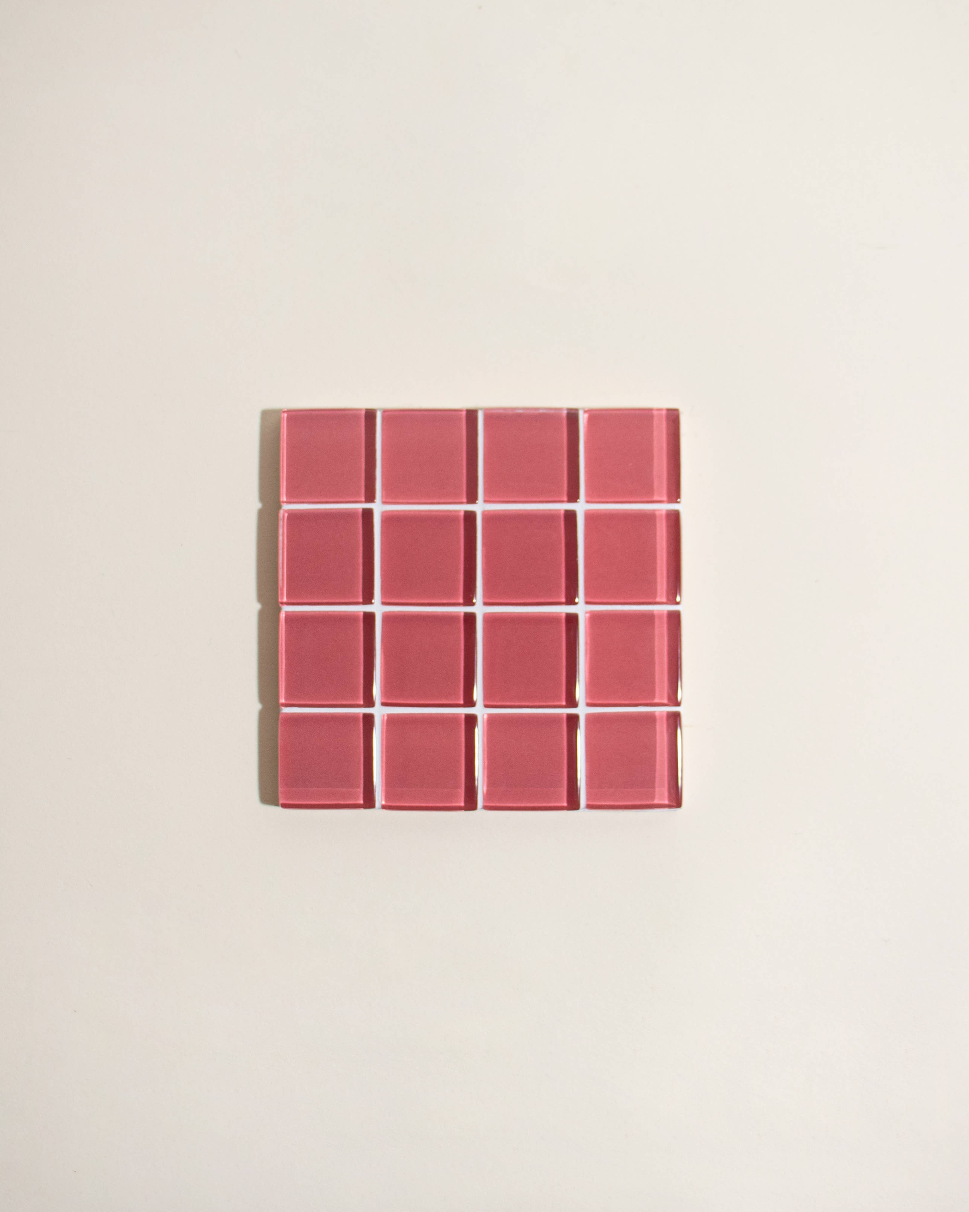 Glass Tile Coaster | It's Rose