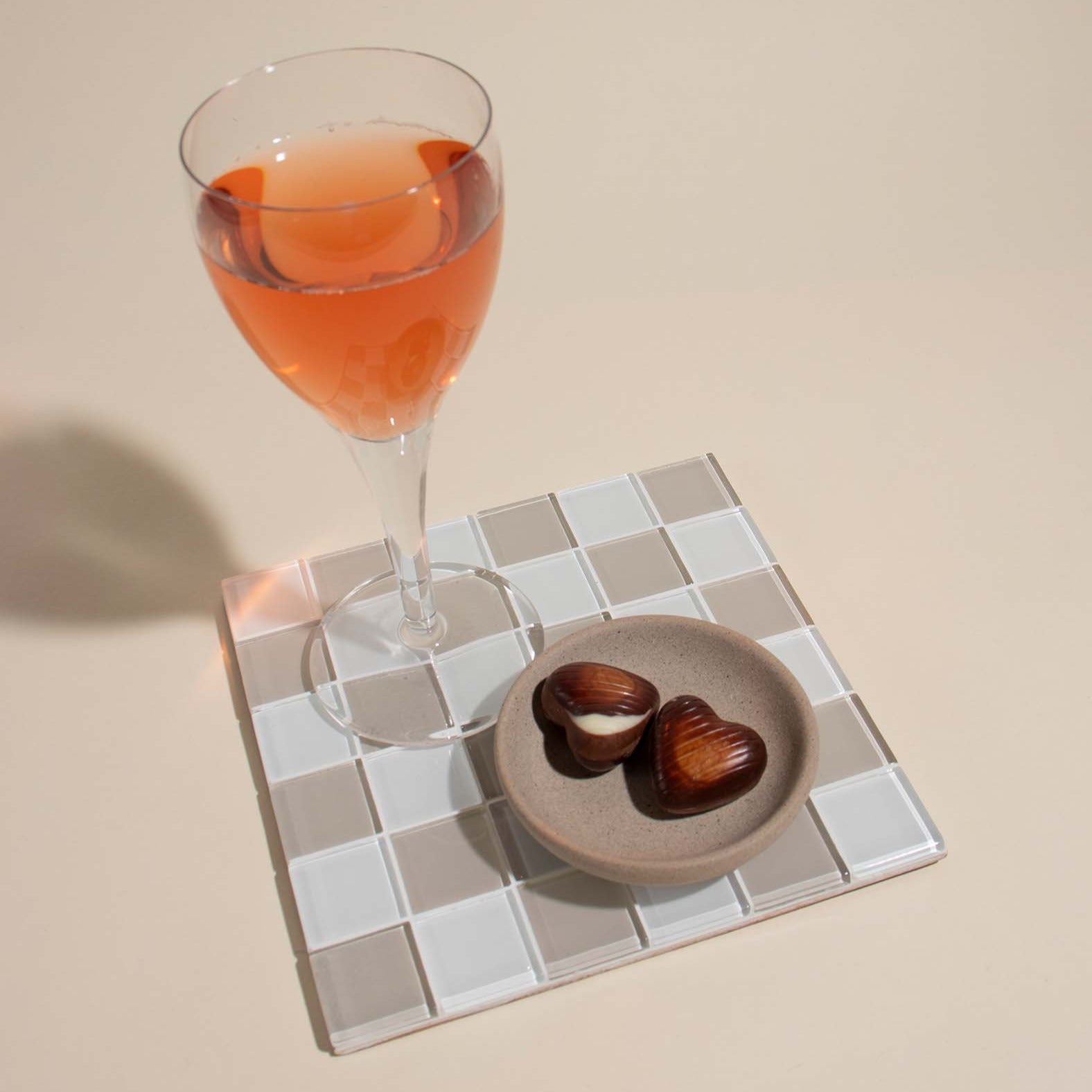 Glass Tile Decorative Tray