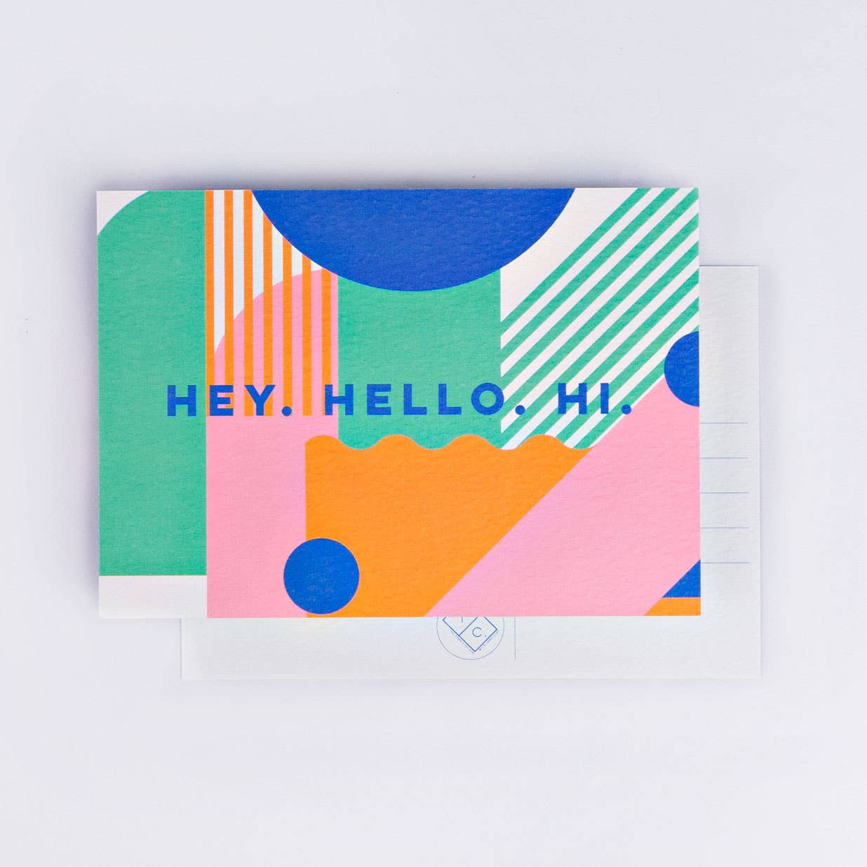 Miami Stripes Postcard