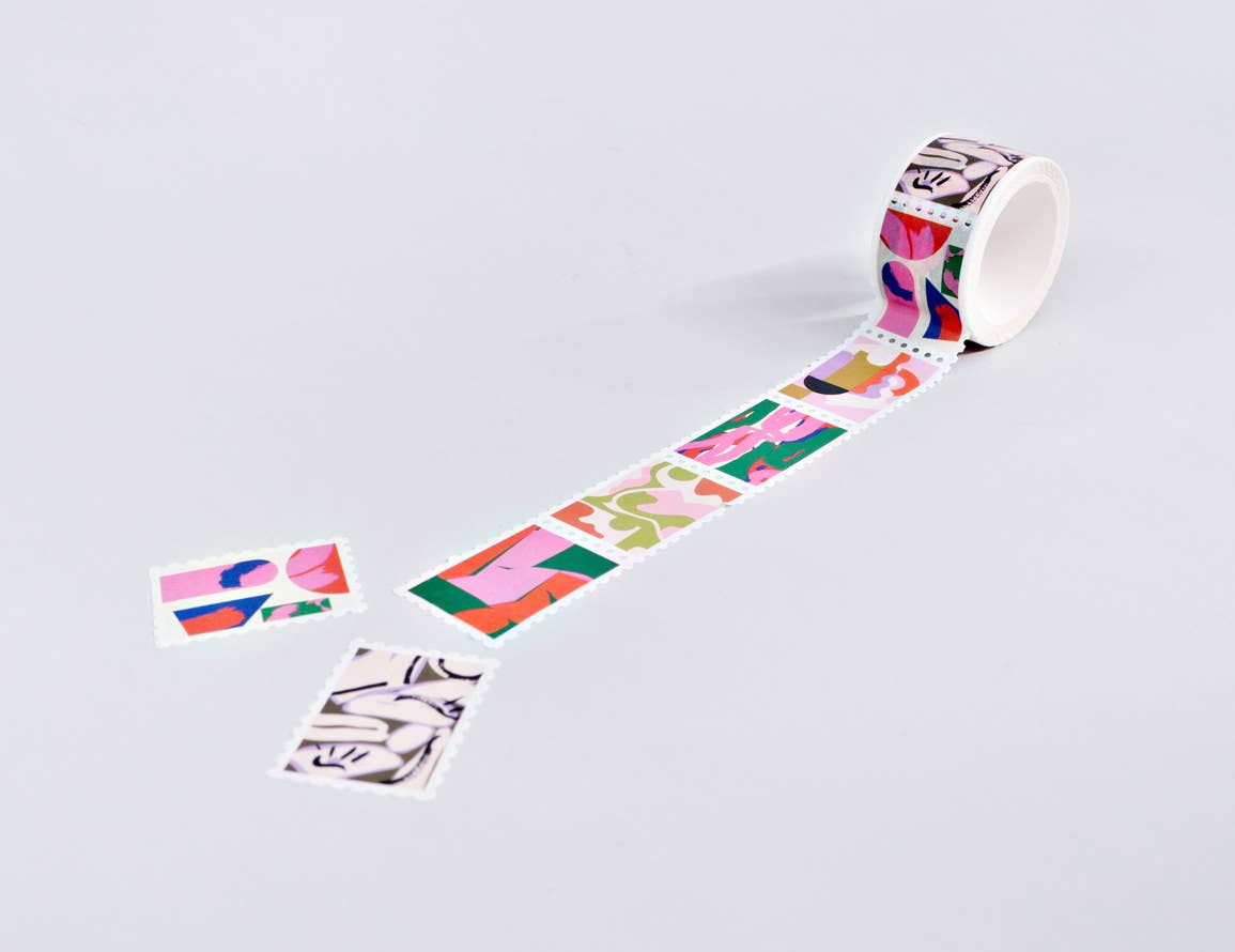 Capri Mix Stamp Washi Tape