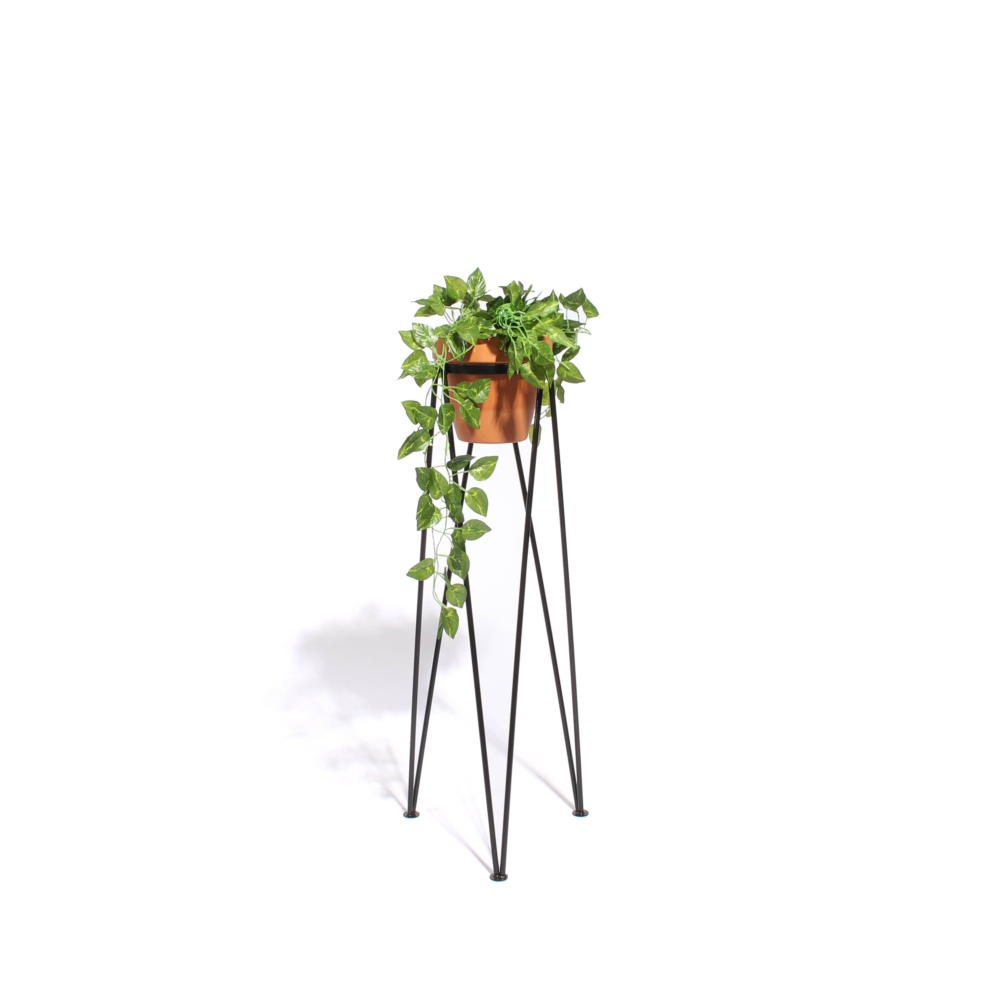 Standing Geometric Planter - Black