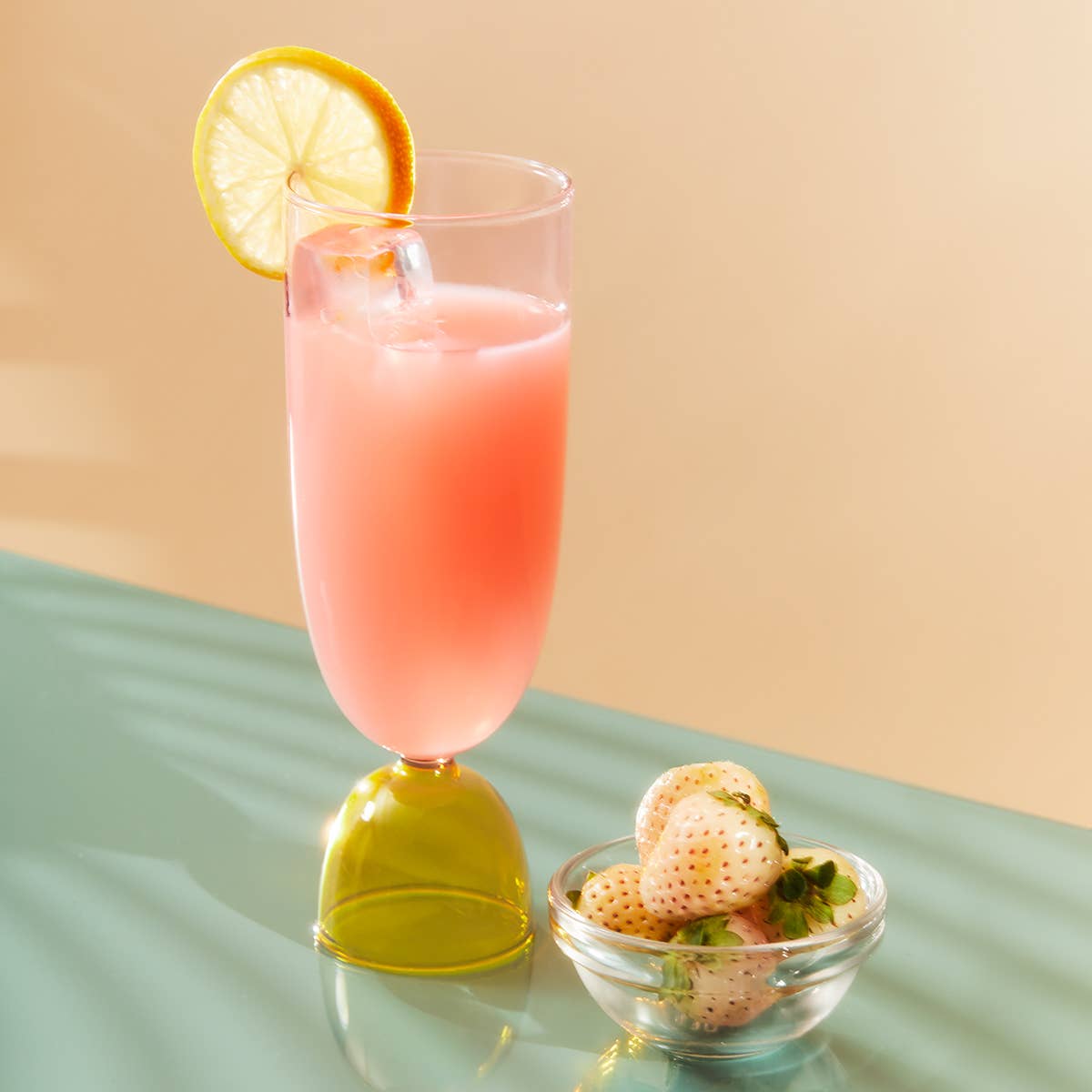 Mamo Hi-Ball Glass | Clear + Honey