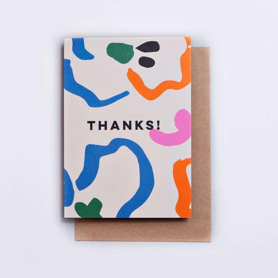 Ghost Flower Thanks Card