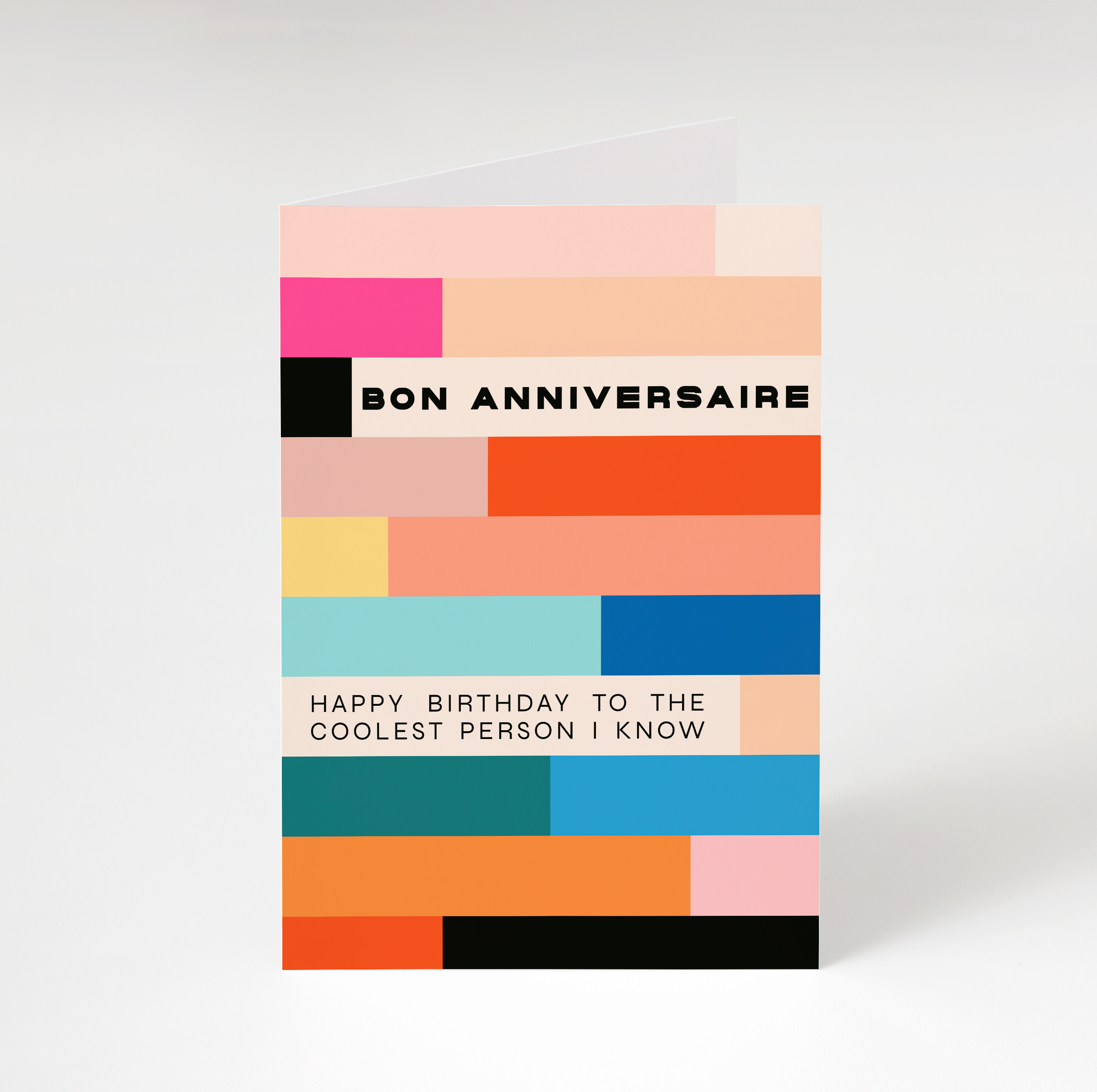 Happy Birthday in French Card