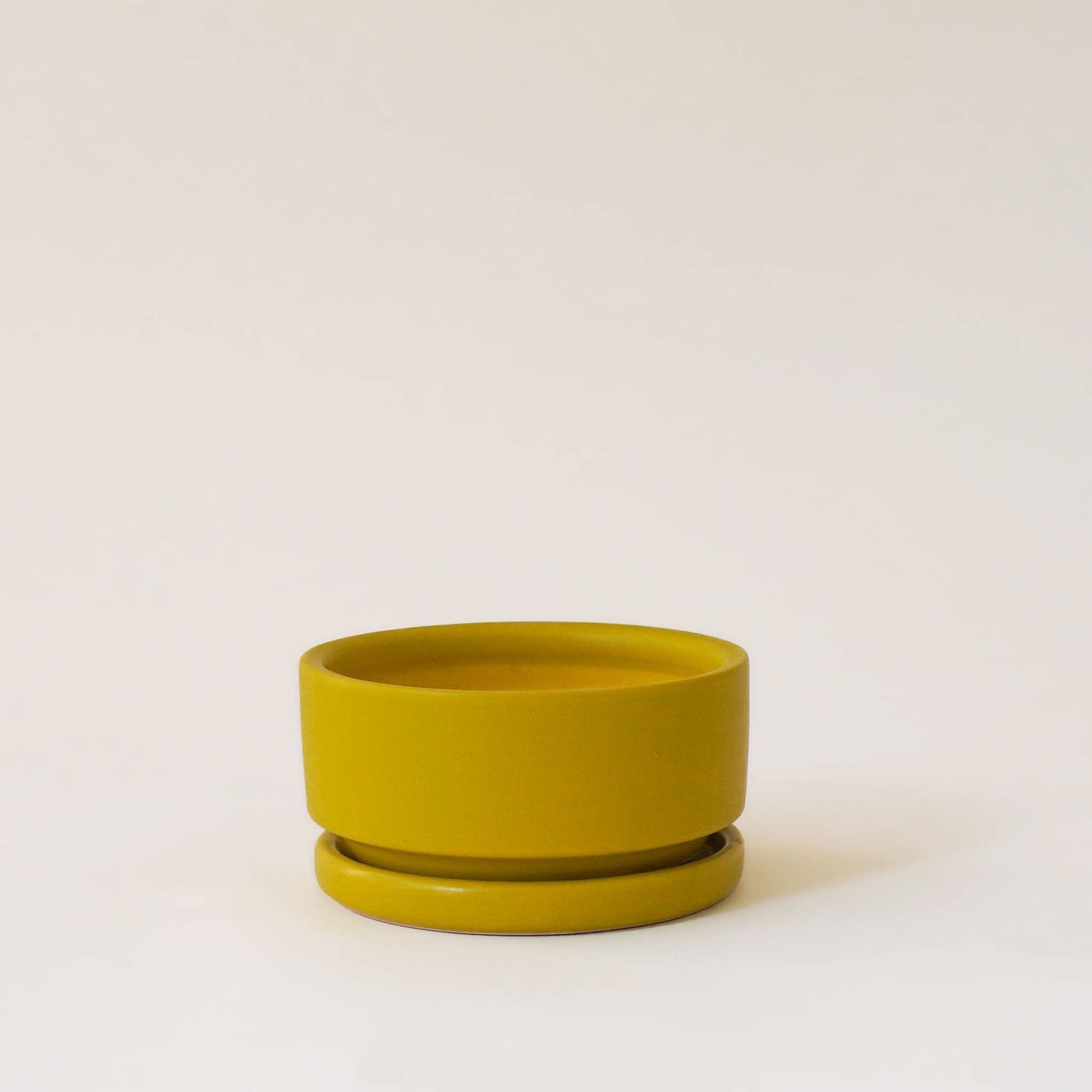 Ochre Low Bowl
