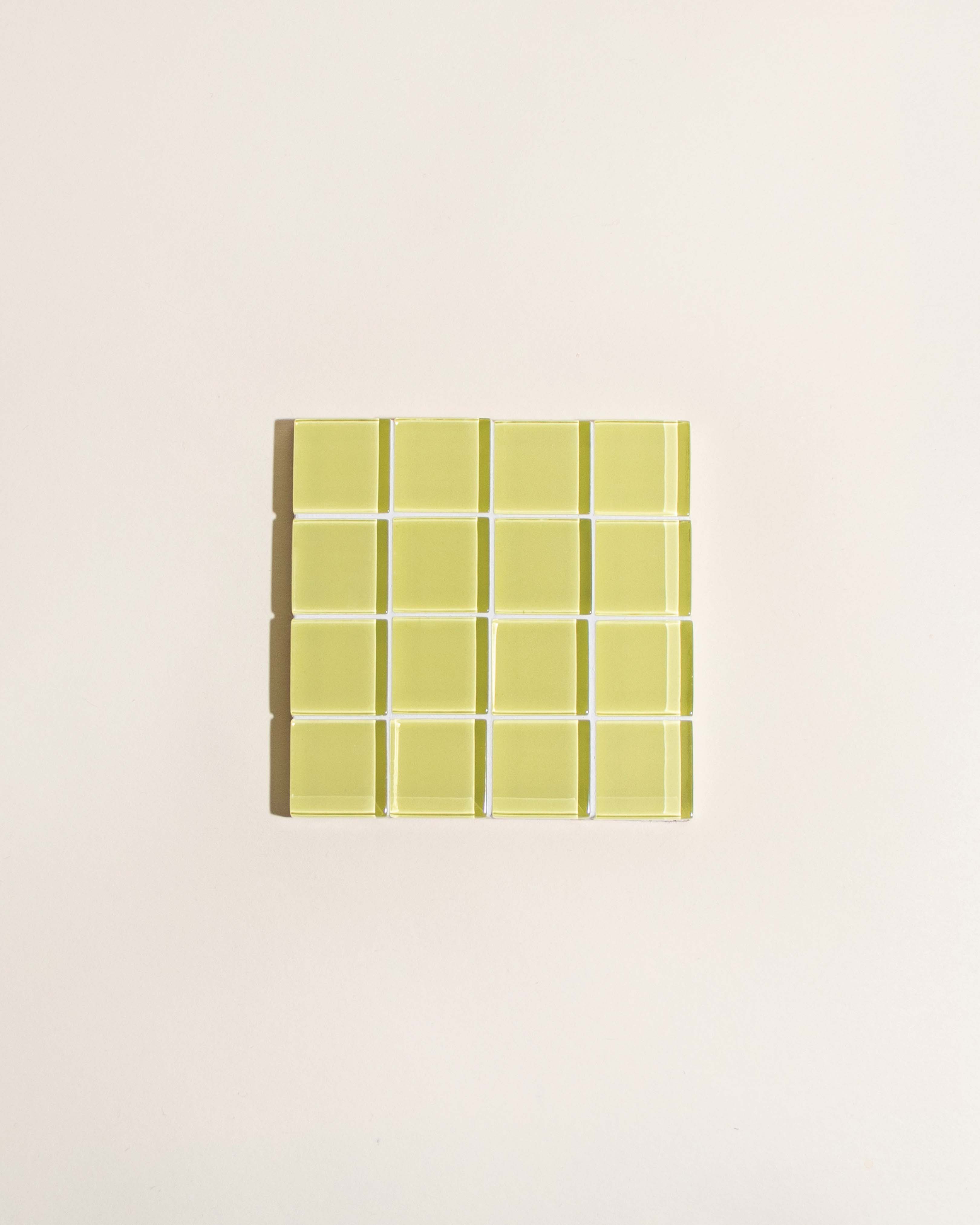 Glass Tile Coaster - It's Lemon