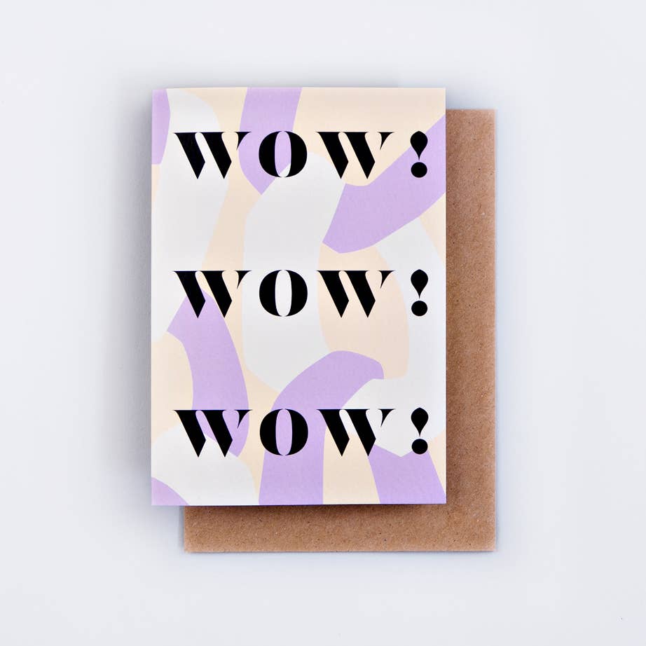 Wow Wow Wow Card