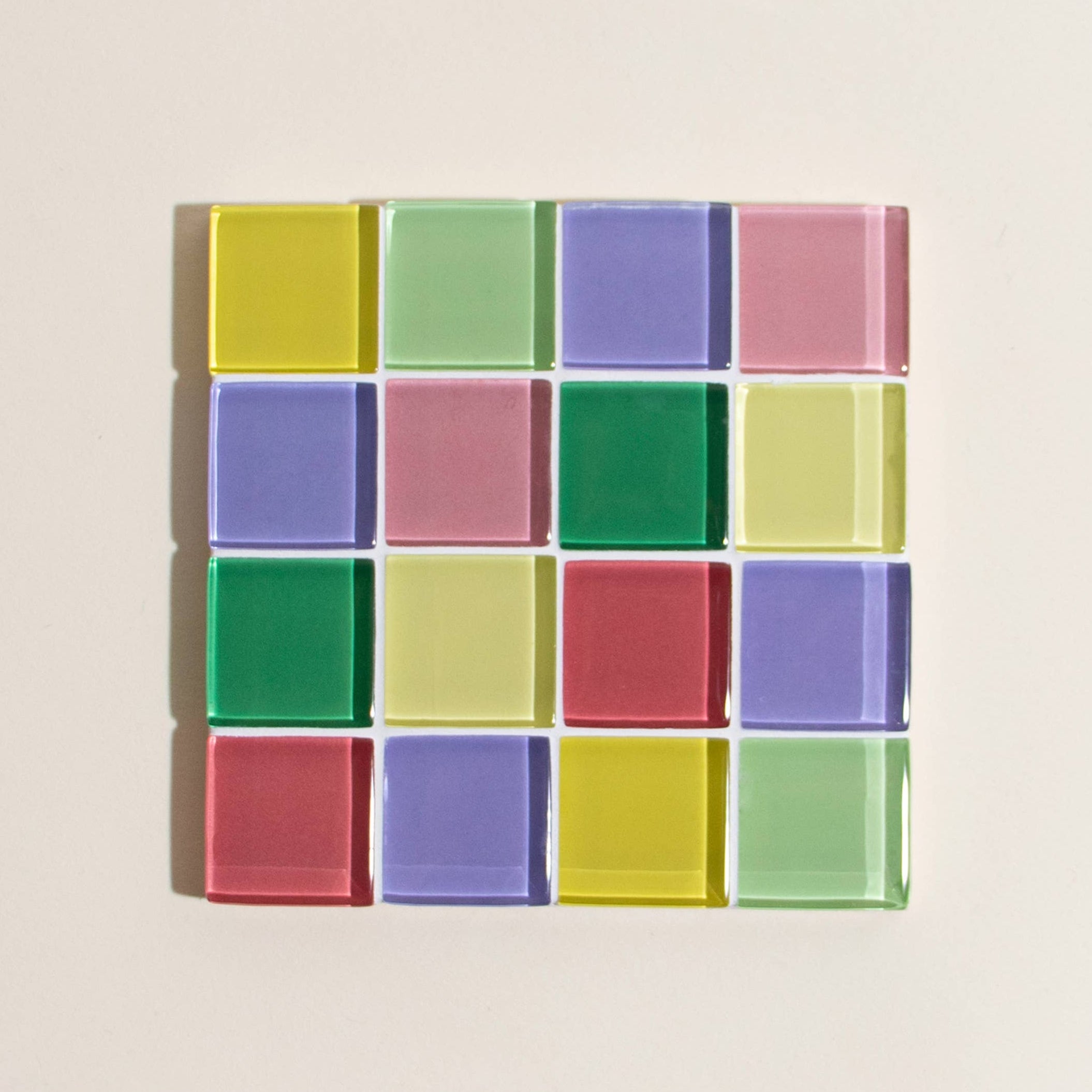 Glass Tile Coaster | The Summer Sprinkles