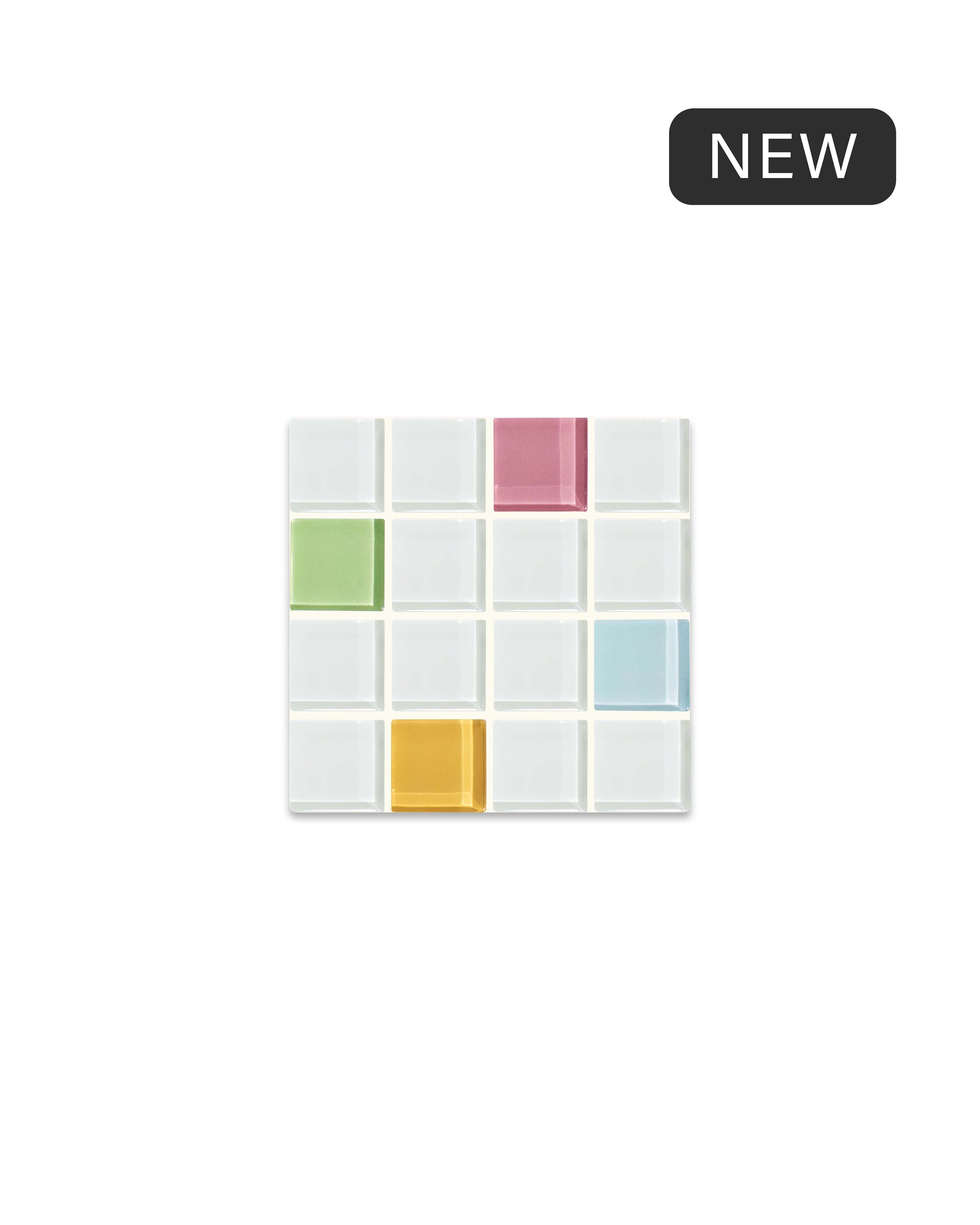 Glass Tile Coaster - Randomness no. 3