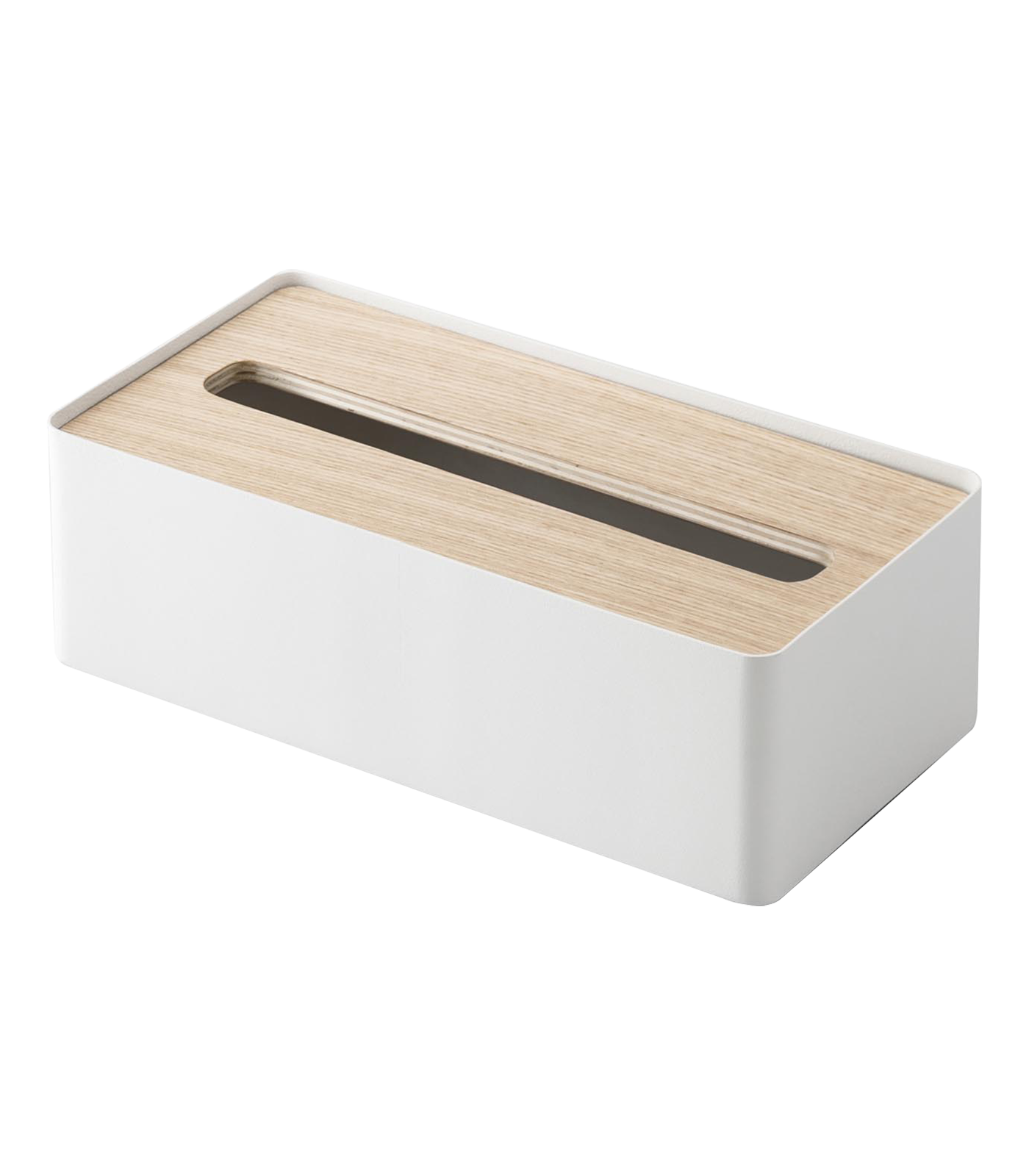 Rin Tissue Case - Steel + Wood - Short: Ash