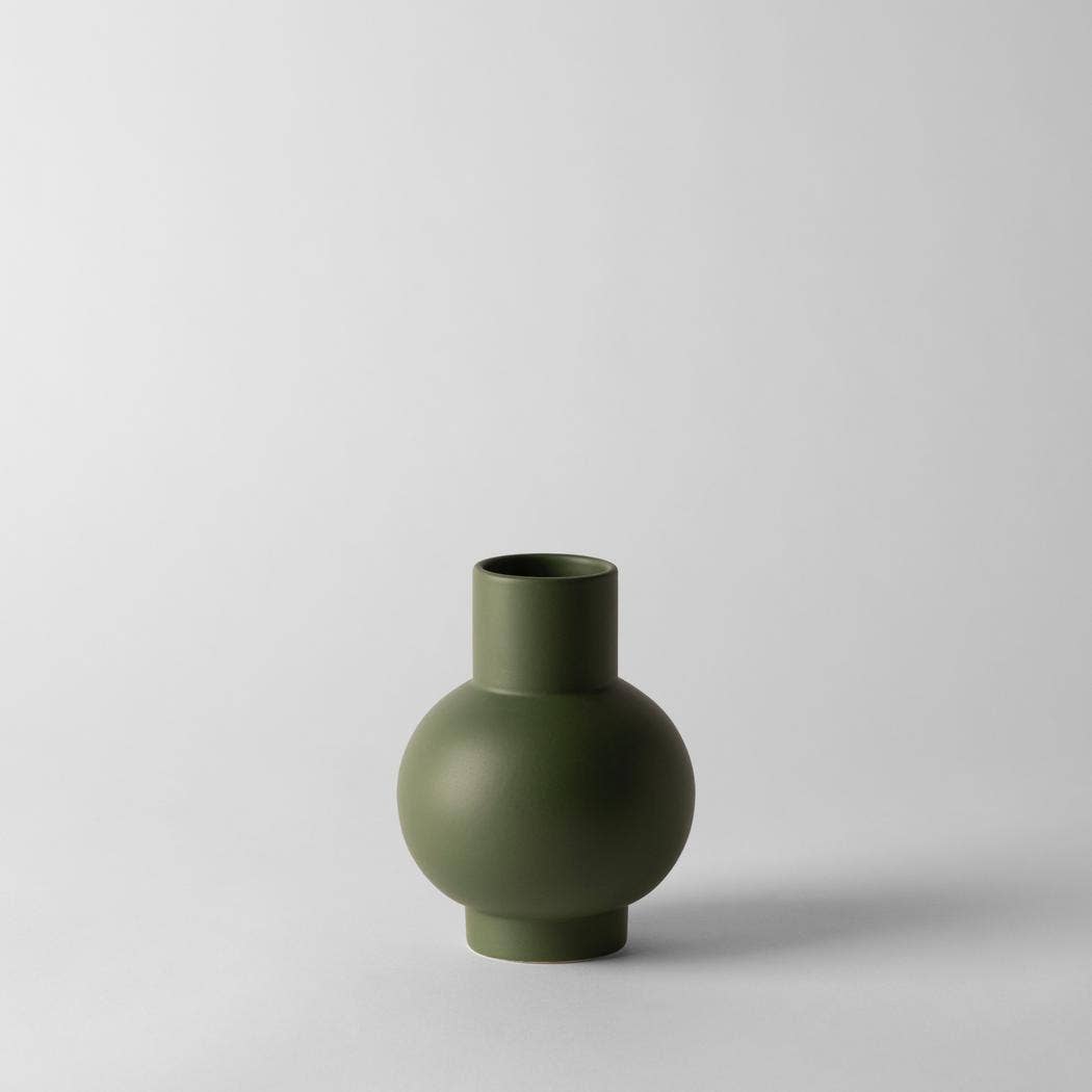 Strøm Small Vase | Deep Green