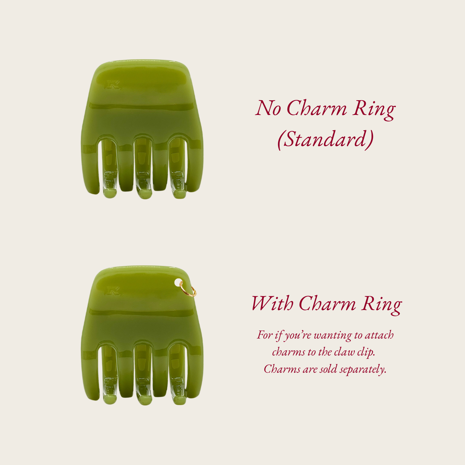 Small Hair Claw Clip | Buttermilk