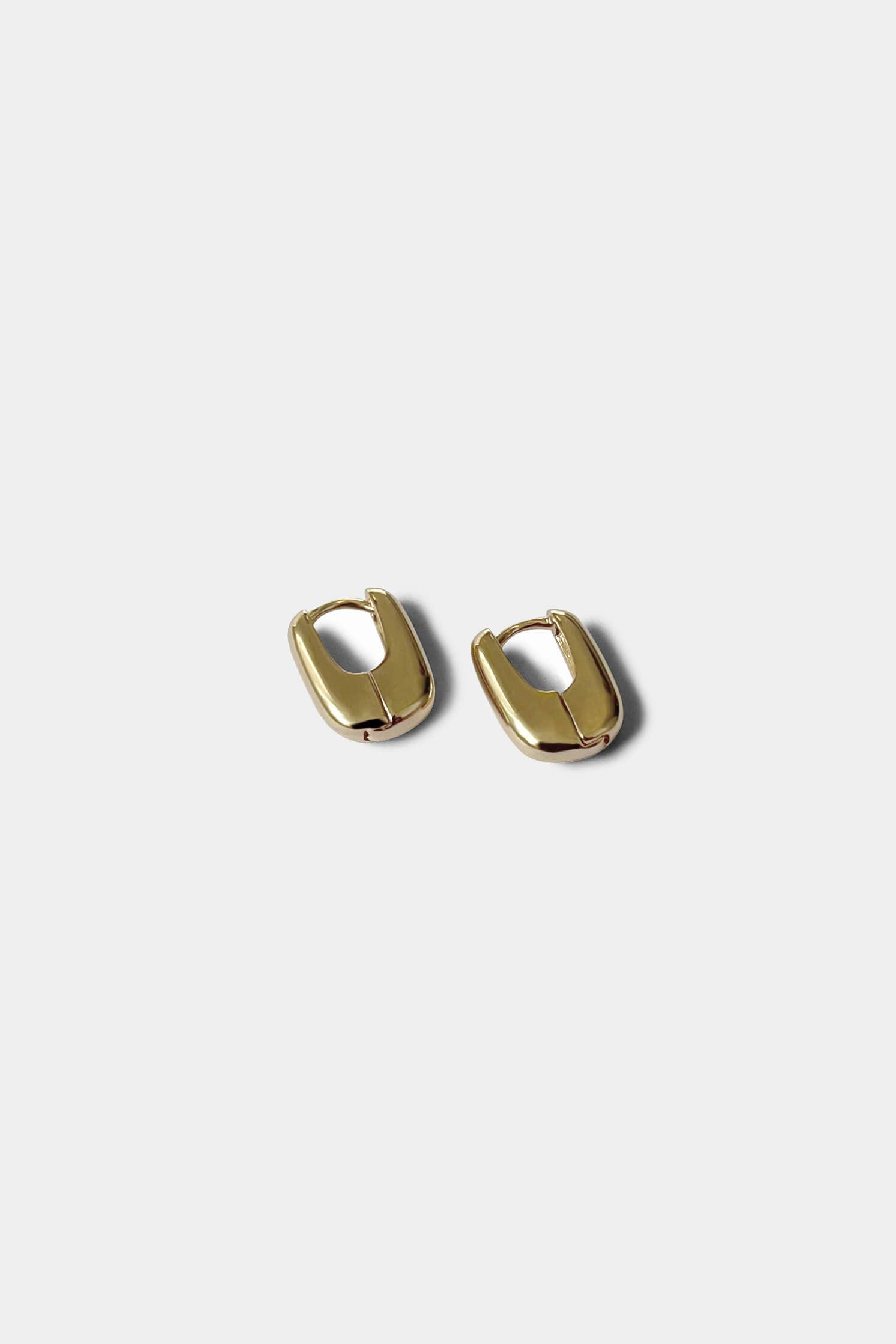 Lennox Hoops: Gold Vermeil