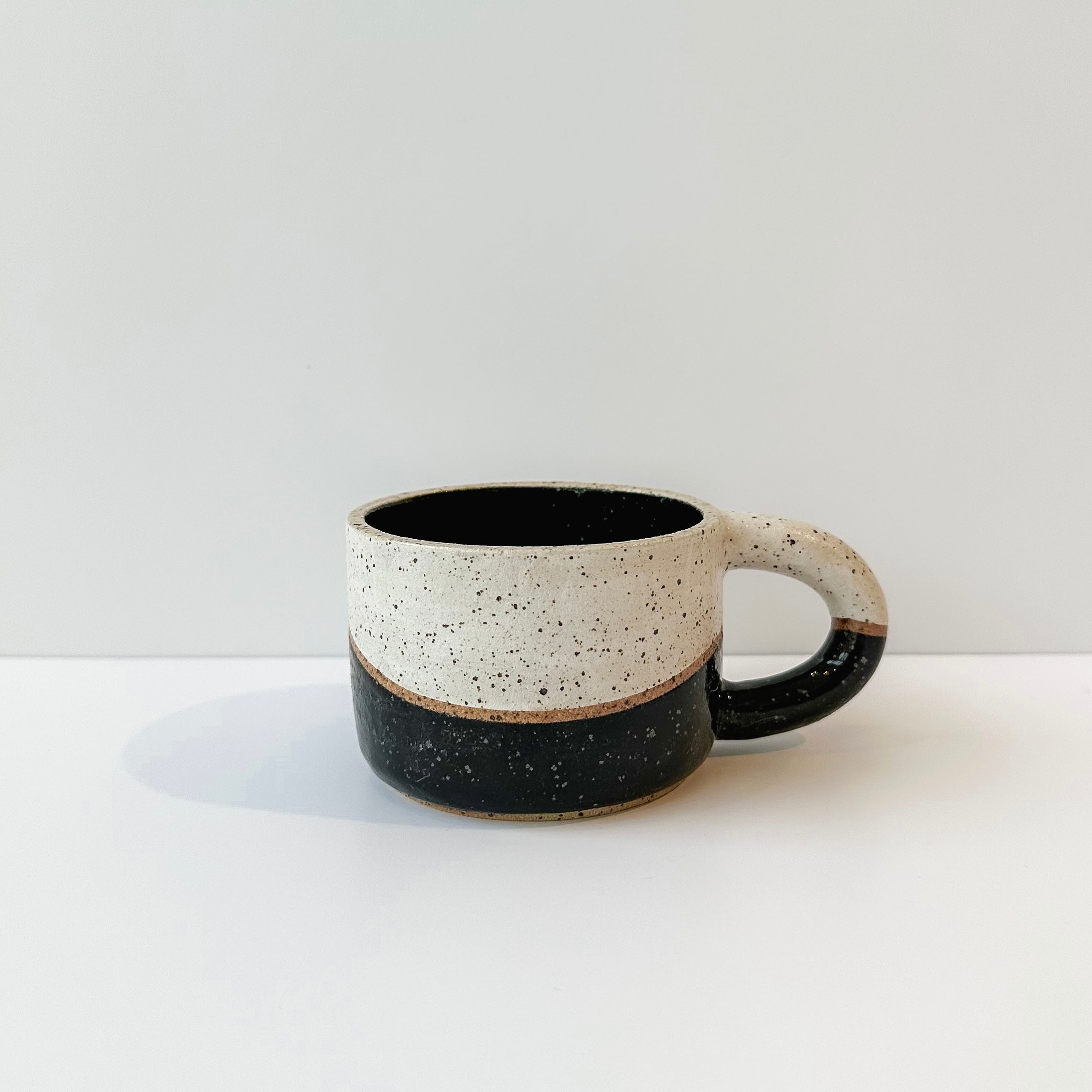 Ceramic Mug: White & Black