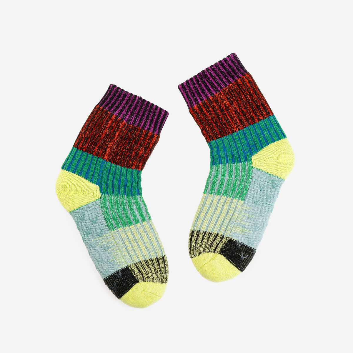 Mosaic House Socks | Lime Cobalt | S/M
