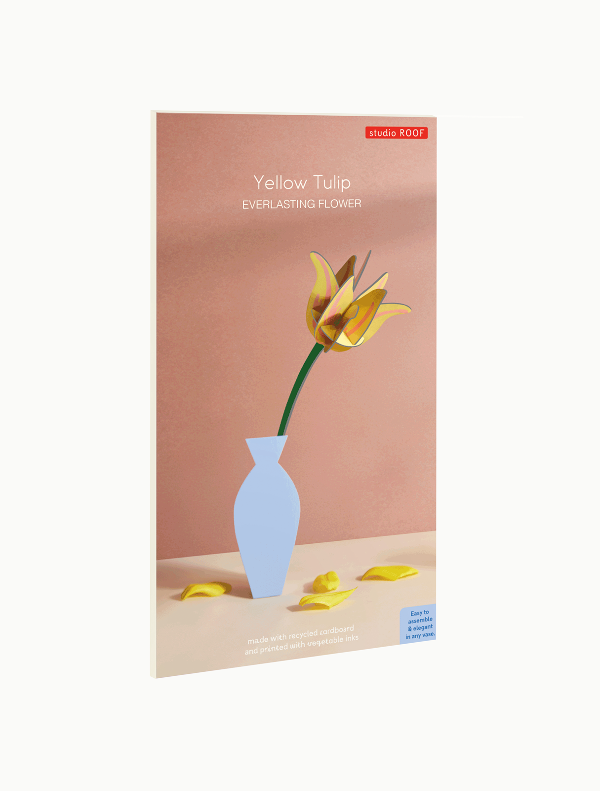3D Flower | Yellow Tulip