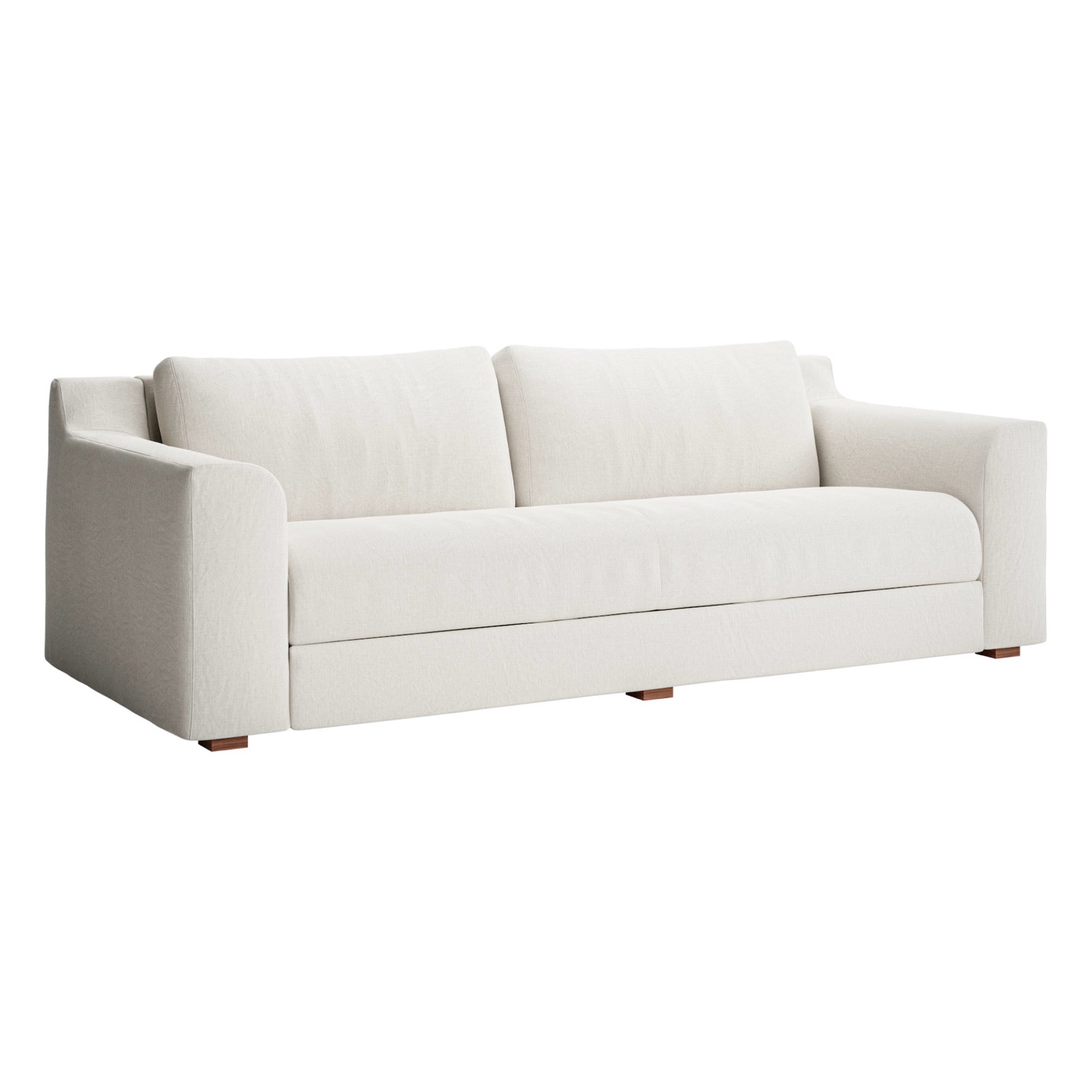 The Elevate Natural Sofa | 86” | Upcycled Poly