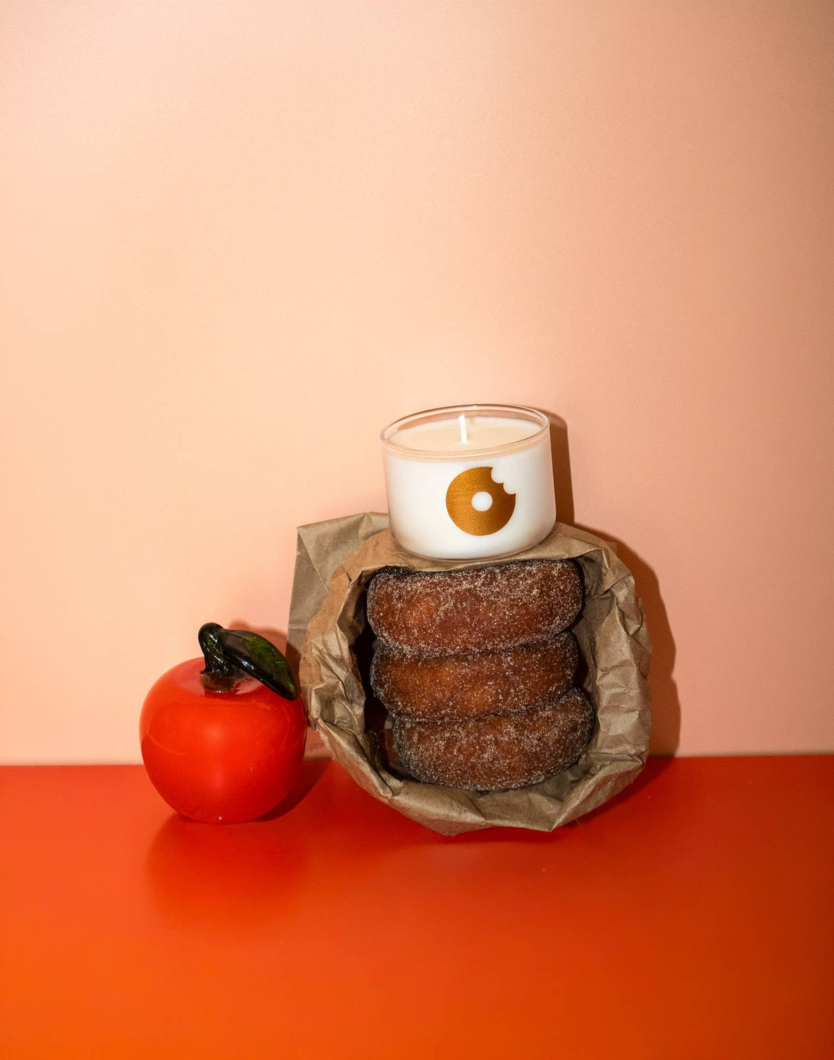 Donut Barn Mini Candle