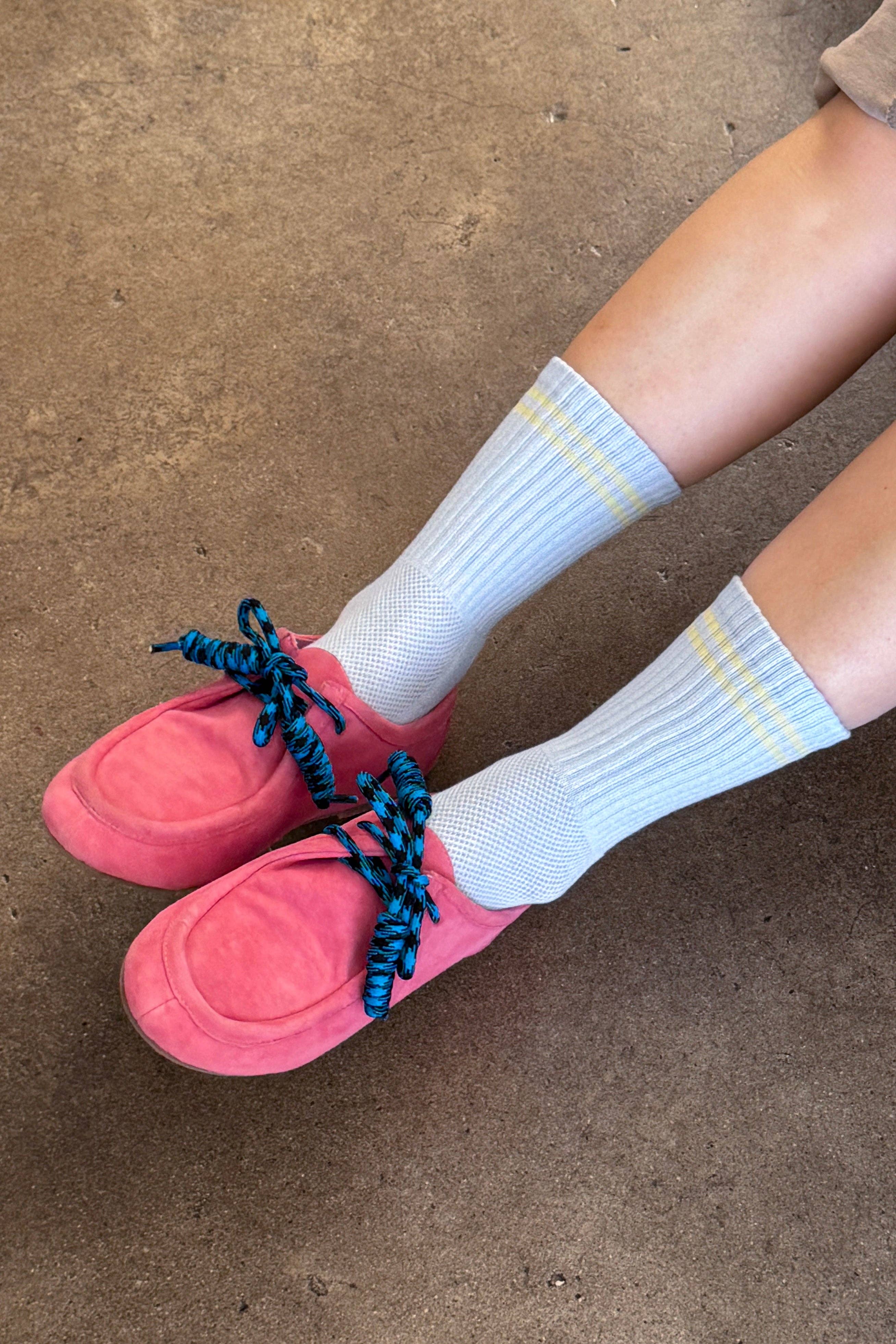 Boyfriend Socks | Pastel Sky