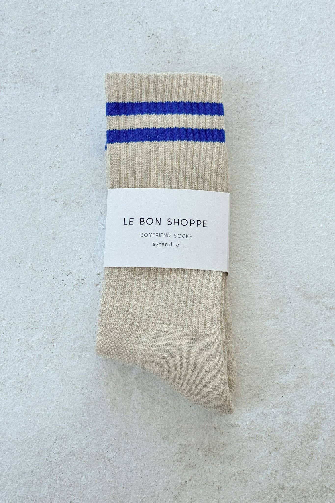 Extended Boyfriend Socks | Ice