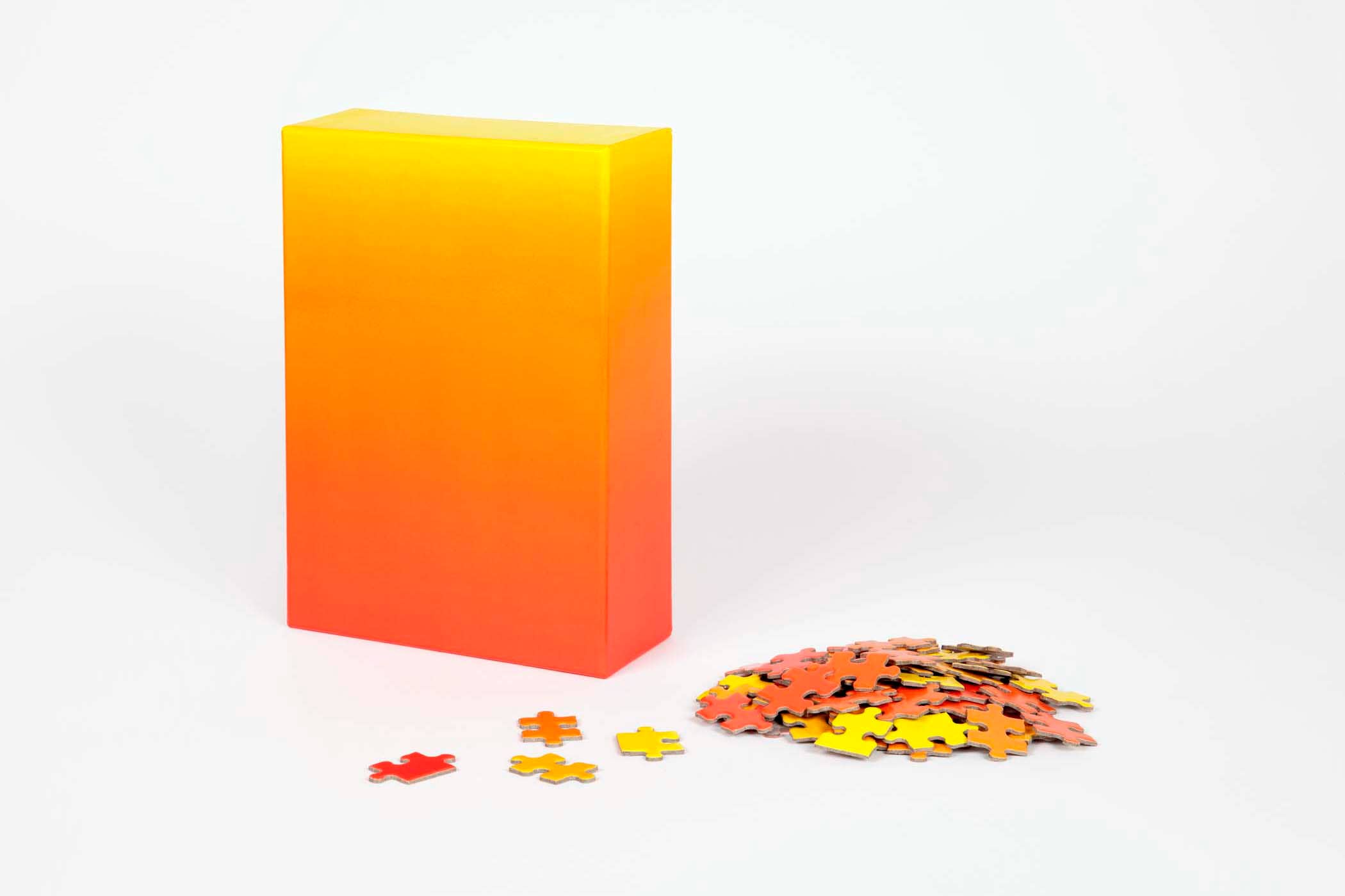 Gradient Puzzle Original (500 piece): Red/Yellow