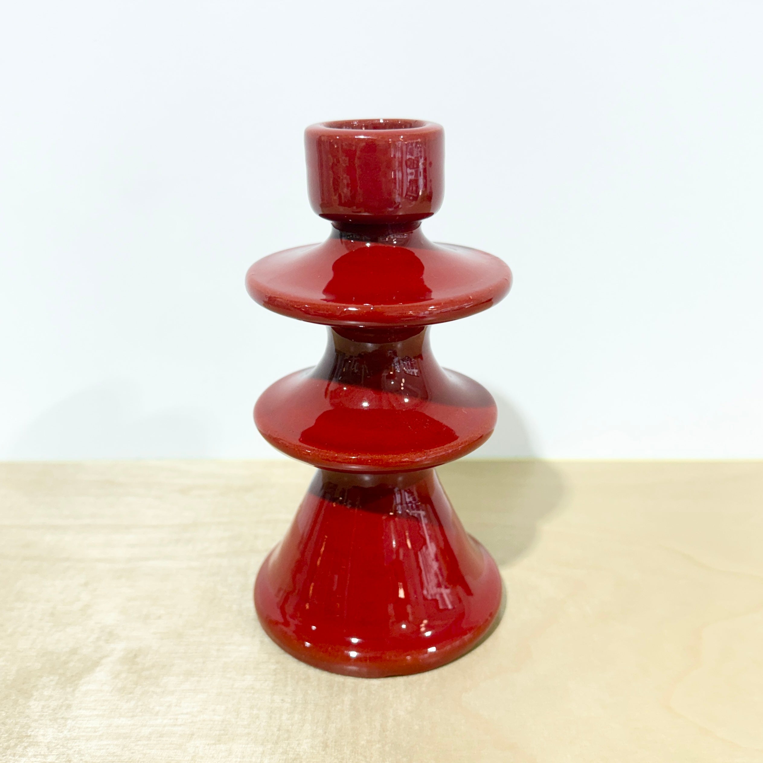 Red Moroccan Candle Holder | Medium