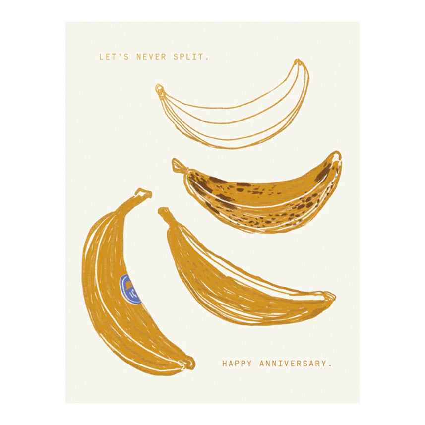 Let’s Never Split | Anniversary Card