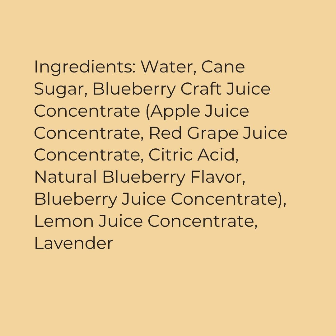 Blueberry & Lavender | Cocktail & Mocktail Mixer
