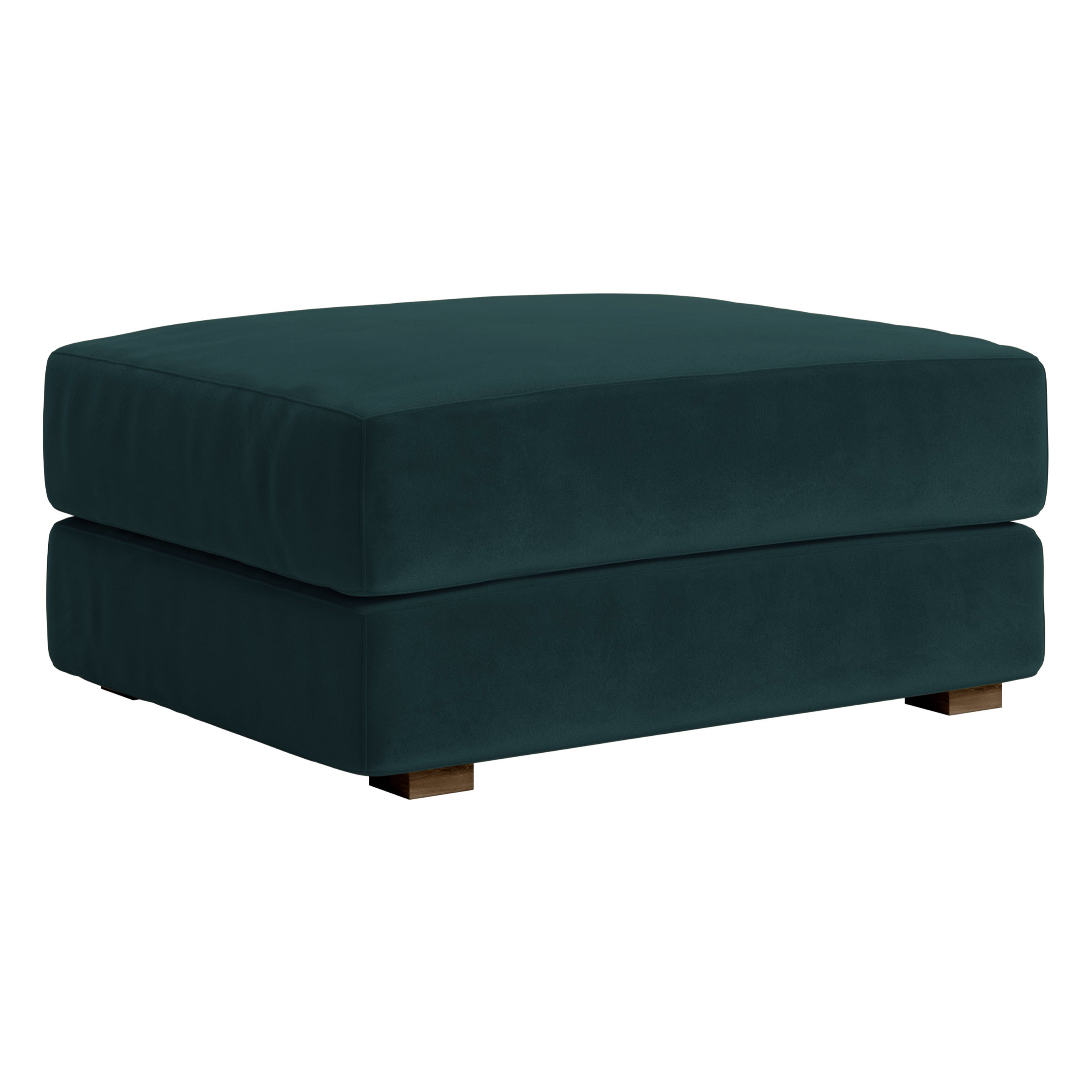 The Elevate Ottoman | Recycled Velvet