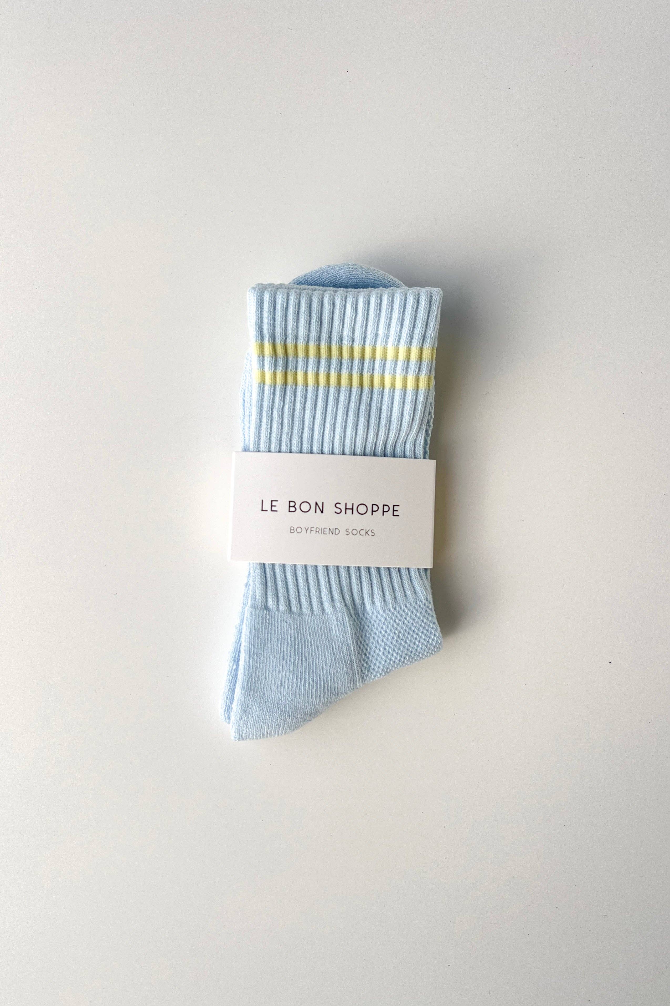Boyfriend Socks | Pastel Sky