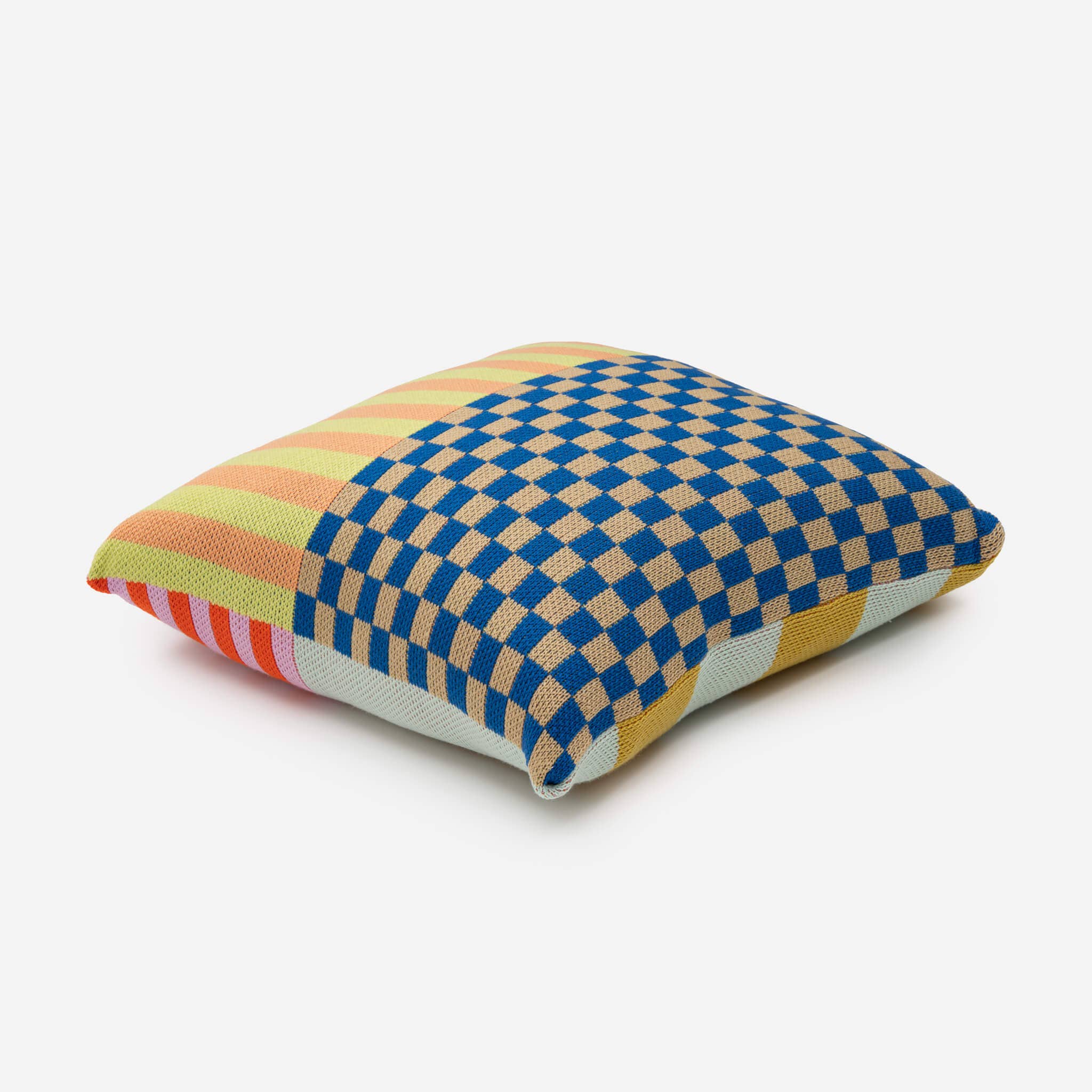 Pattern Patch Pillow | Candy