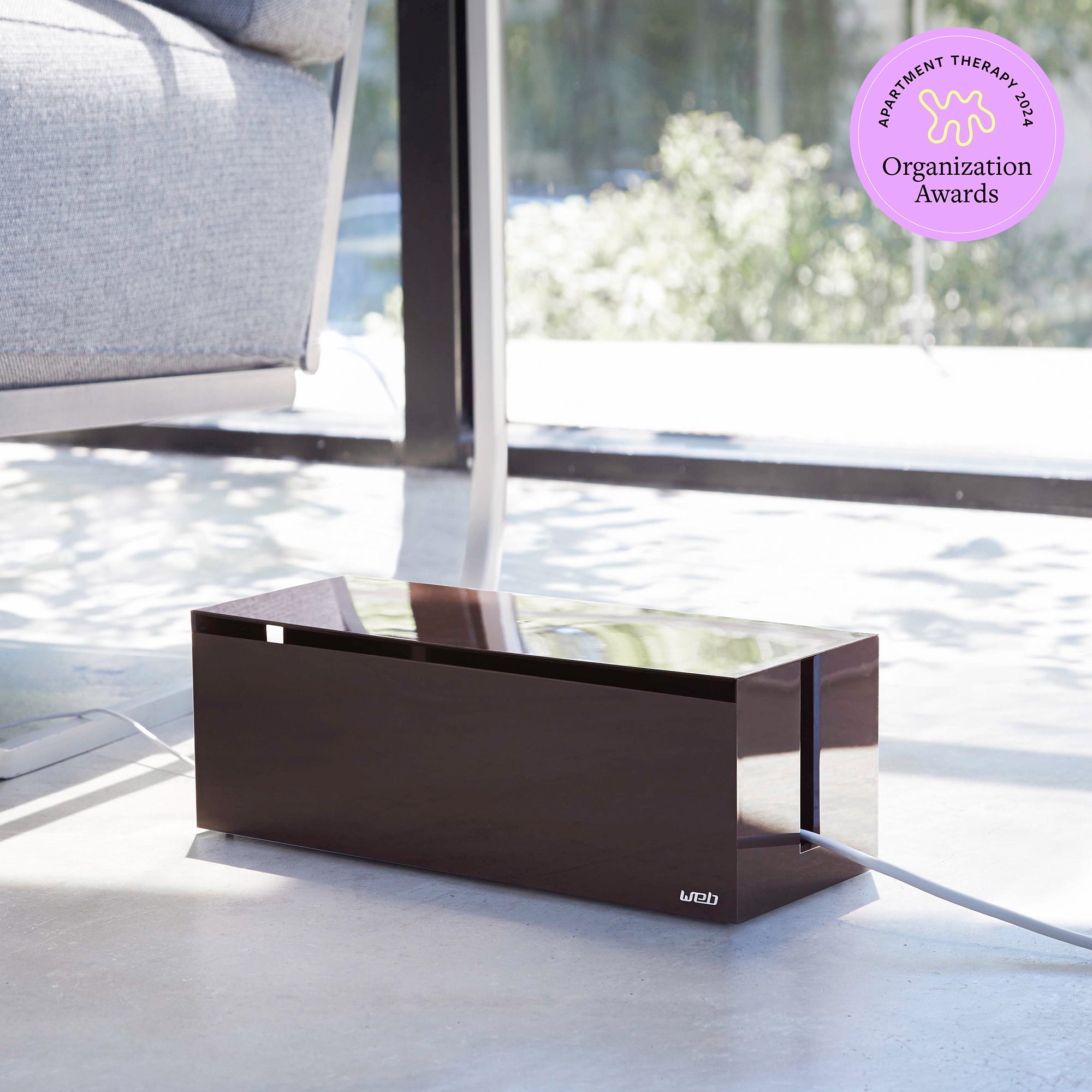 Cable Management Box - Brown