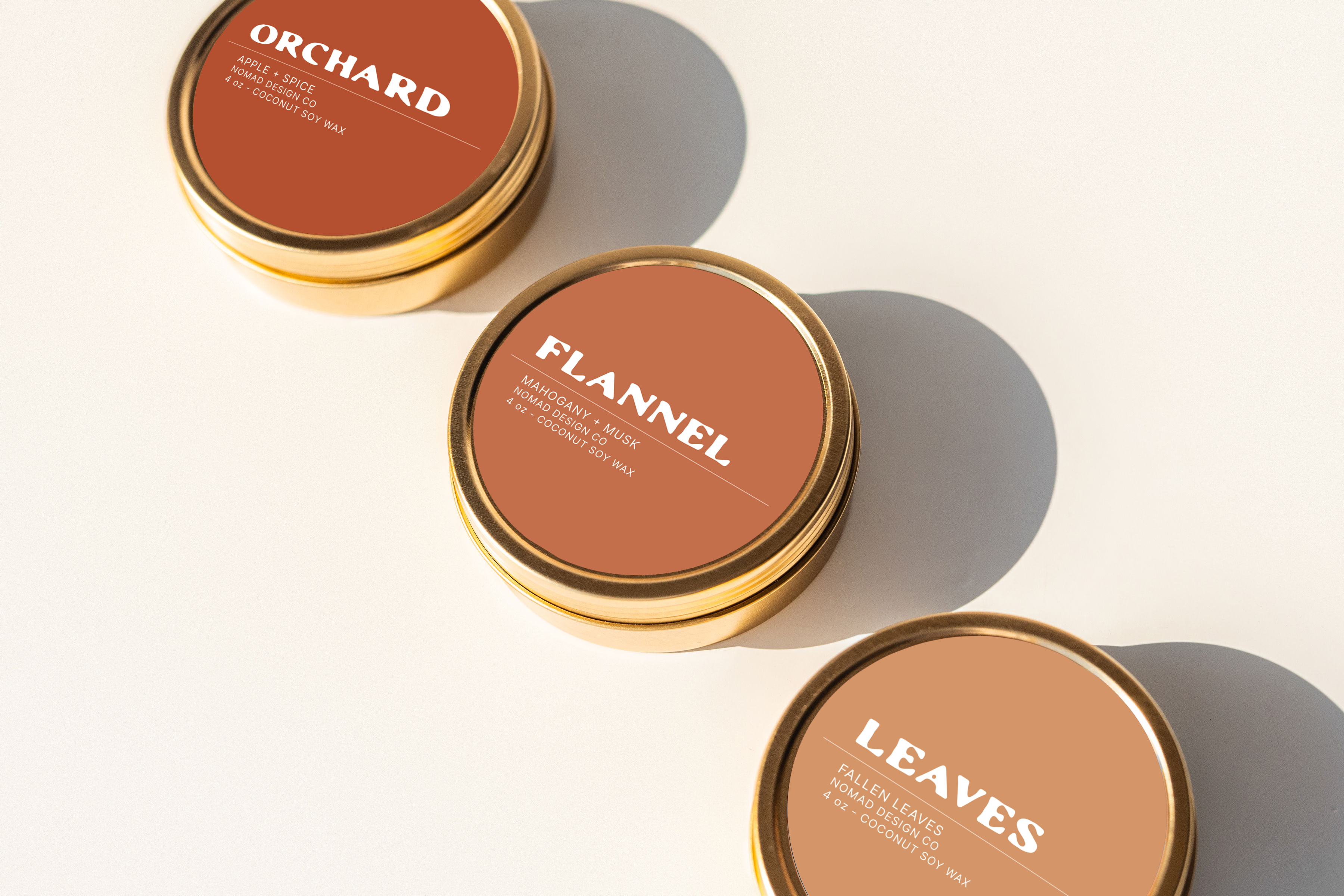 Flannel Travel Tin Candle - Fall Collection