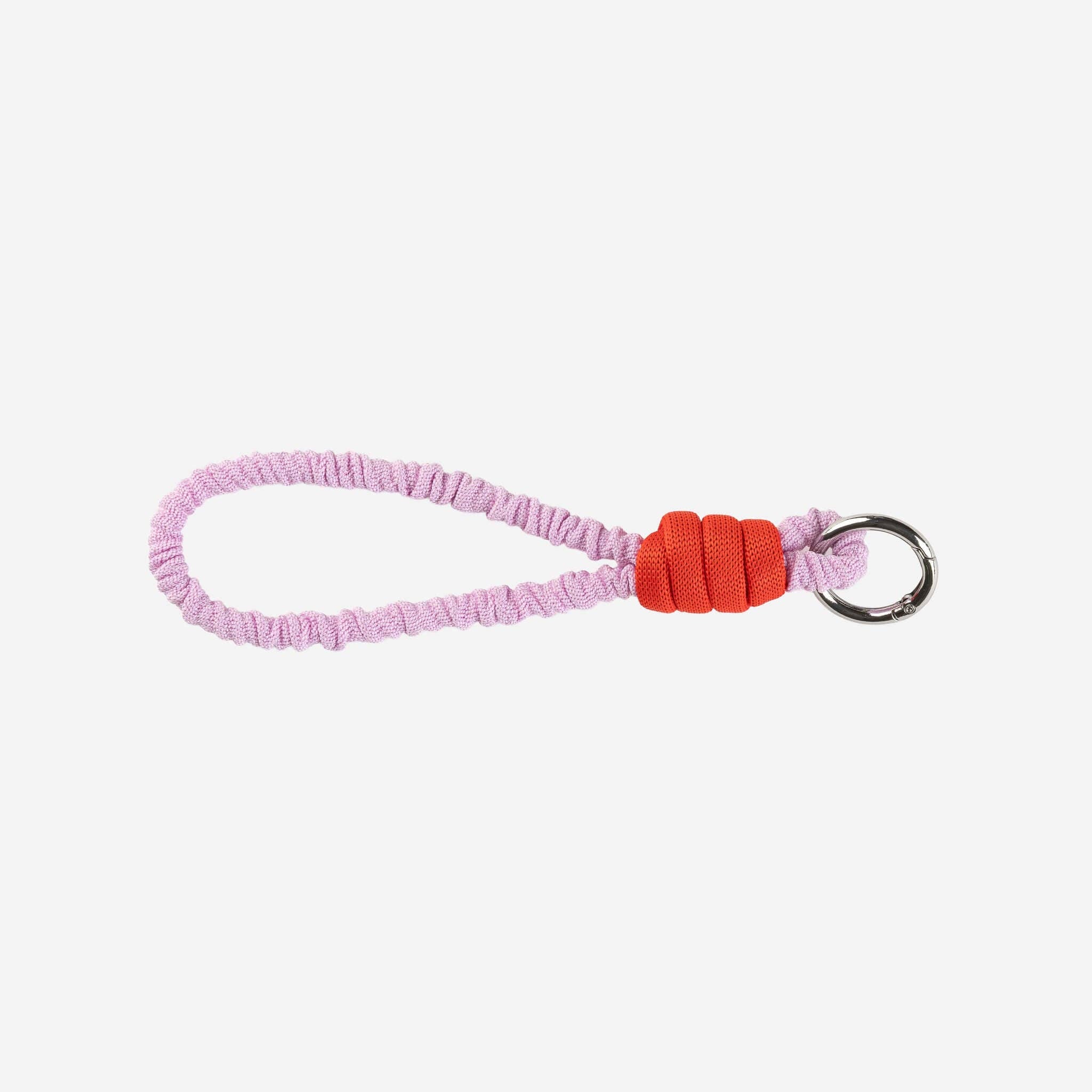 Ruffle Loop Keychain | Poppy Lilac