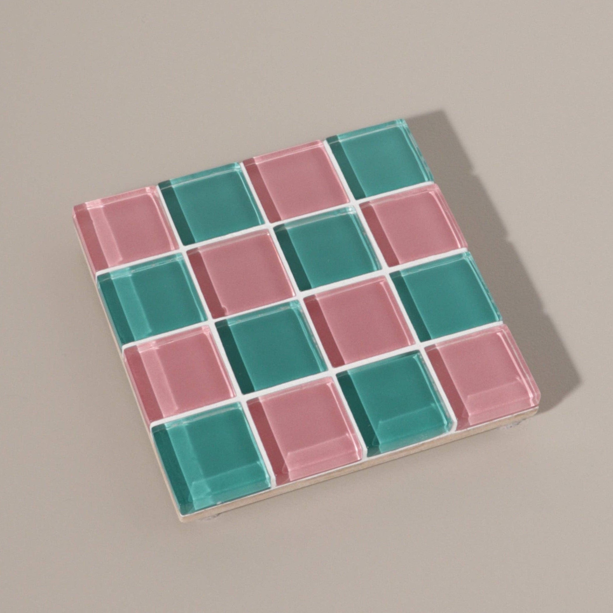 Glass Tile Coaster | Sour Watermelon