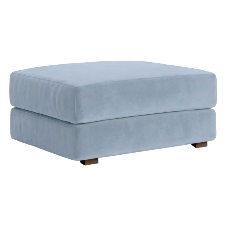 The Elevate Ottoman | Recycled Velvet
