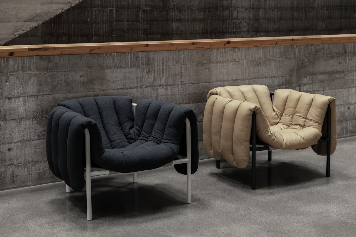 Puffy Lounge Chair | Cream Base