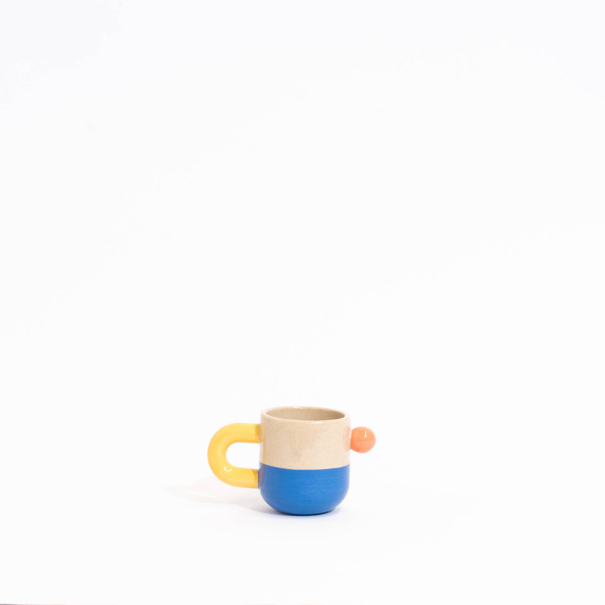 Color Block Espresso Cup | Blue
